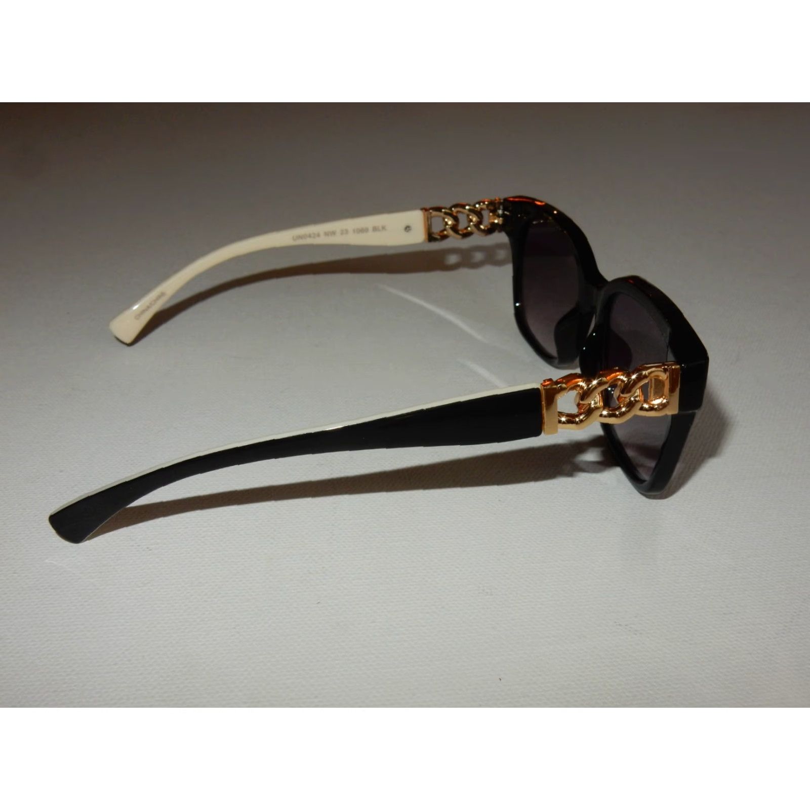 Nine West VINTAGE Nine West Sunglasses UN0424 NW 23 Chain Woman Sunglasses Black Frame Women Adult One Size Black Size ONE SIZE - 3 Thumbnail