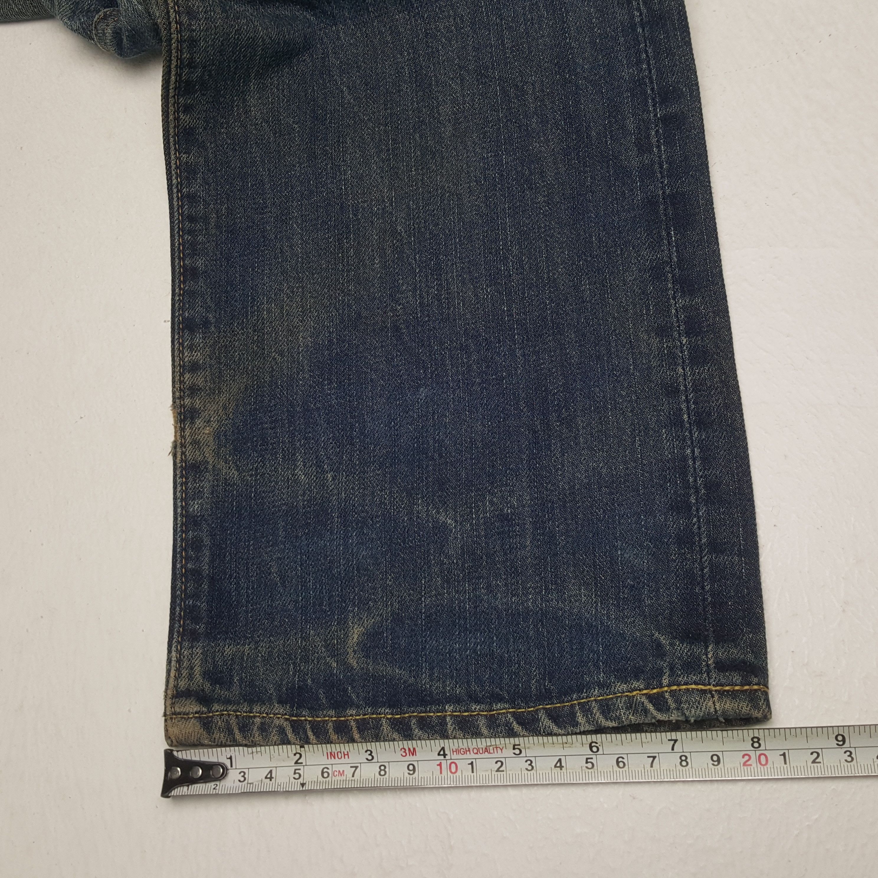 Levi's × Vintage LEVI'S Big E Selvedge Streetwear Style Distressed Jeans Size US 28 / EU 44 - 11 Thumbnail