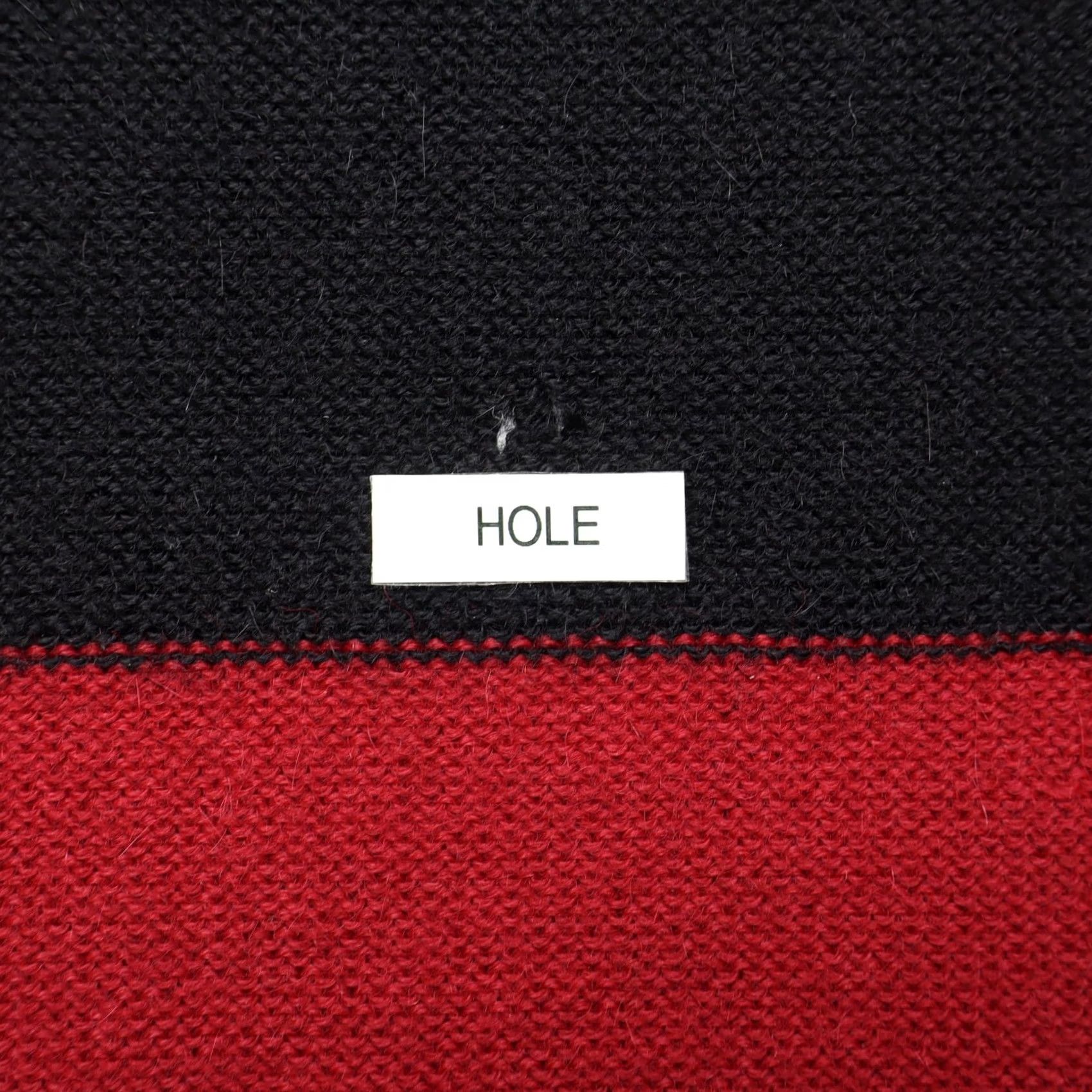Vintage Artesanias A.T. Alpaca Embroidered Cardigan by Artesanias A.T. Women Red Black Sz L Cardigan Sweater Open Knit Lightweight Fall Winter Gift Size L / US 10 / IT 46 - 4 Thumbnail