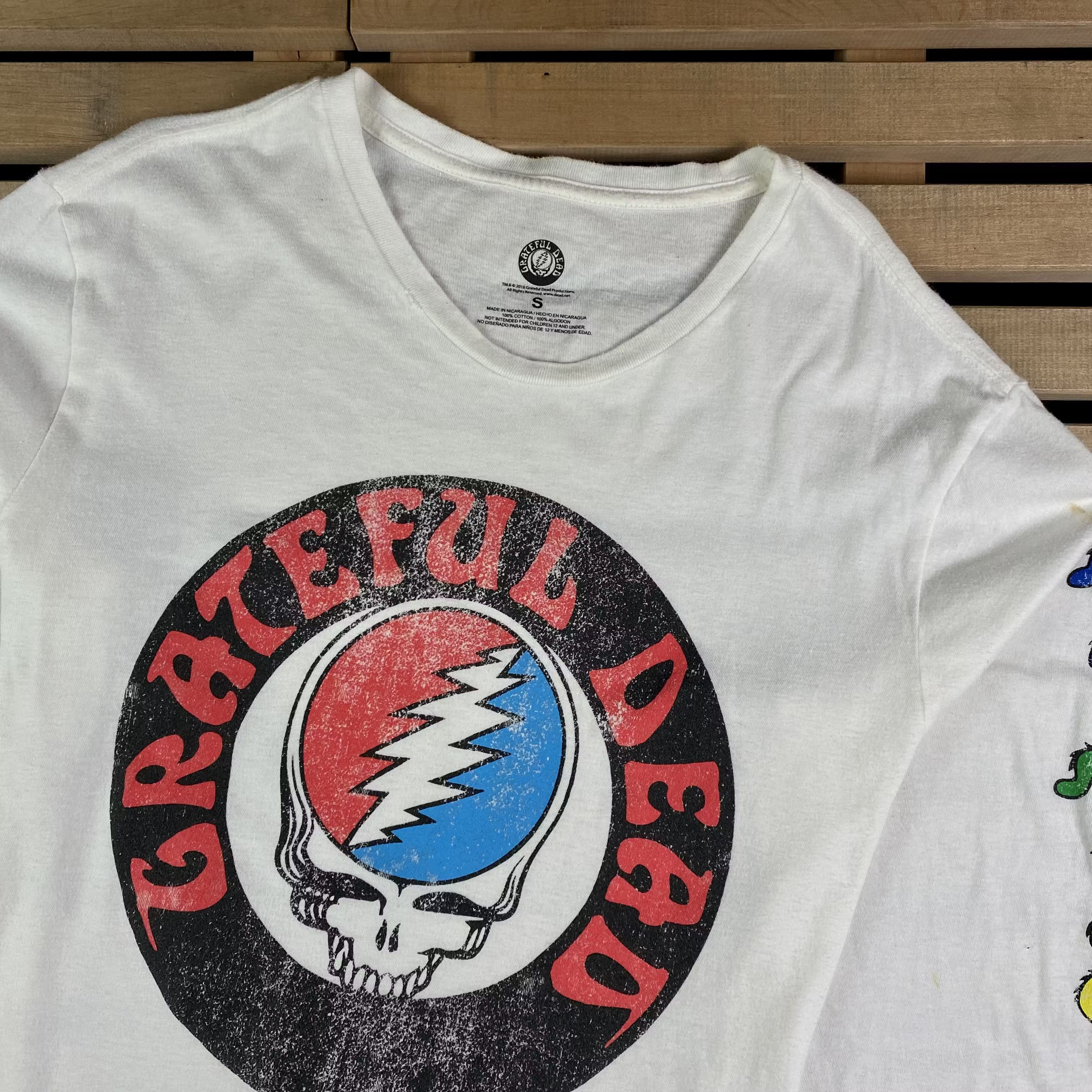 Band Tees × Grateful Dead × Vintage Mens Vintage T Shirt Long Sleeve Grateful Dead Size S Size US S / EU 44-46 / 1 - 2 Thumbnail