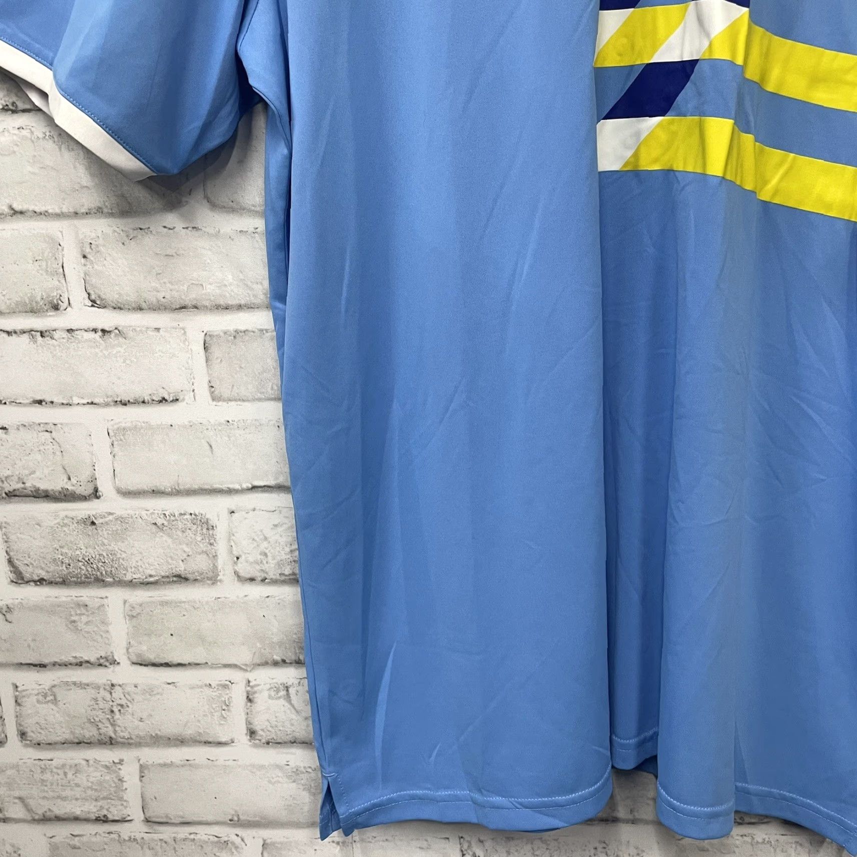 Adidas Adidas Blue Athletic Polo Shirt Mens XL Size US XL / EU 56 / 4 - 3 Thumbnail