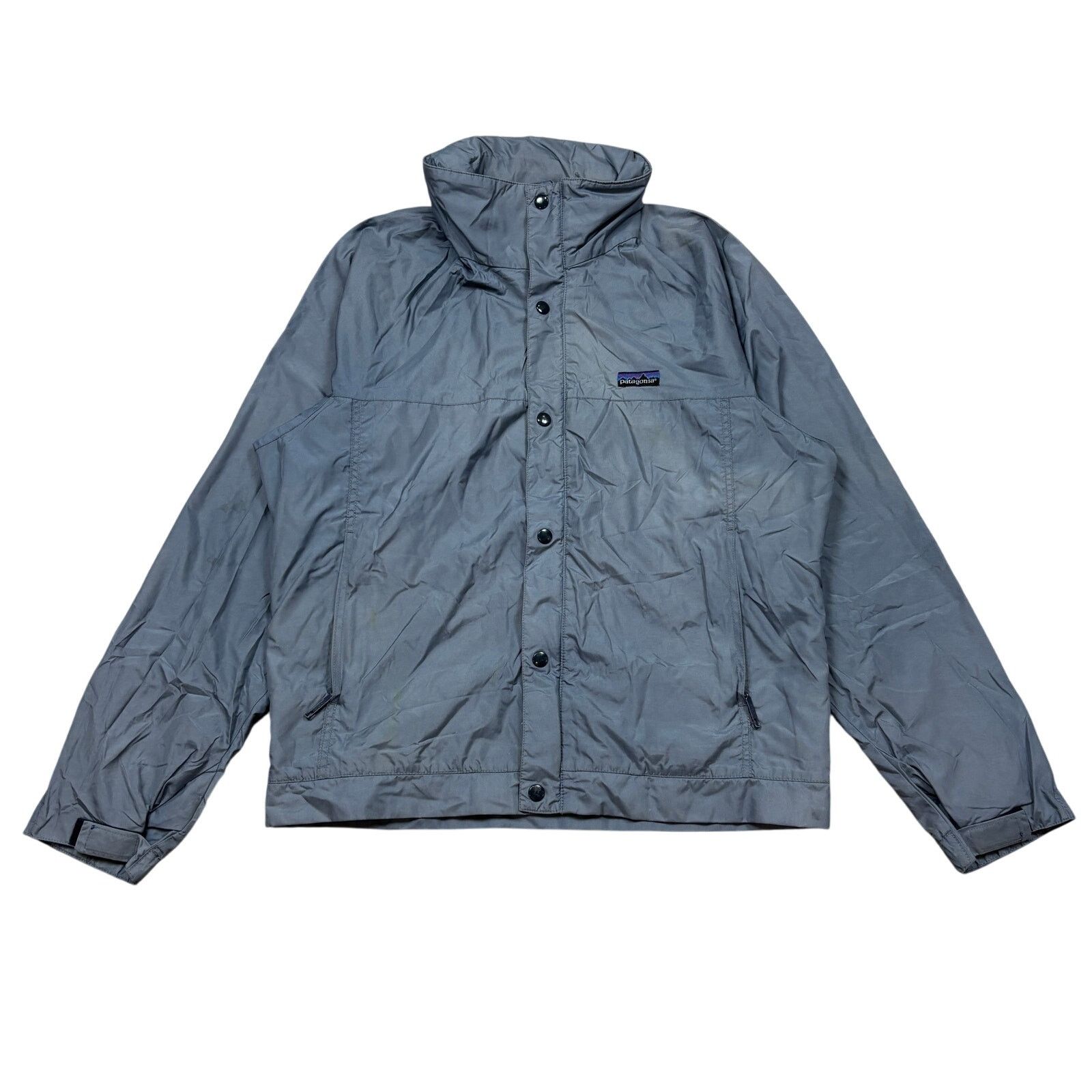 Patagonia × Vintage Vintage 80s 90s Patagonia Snap Hidden Hood Jacket Mens Large Size US L / EU 52-54 / 3 - 1 Thumbnail