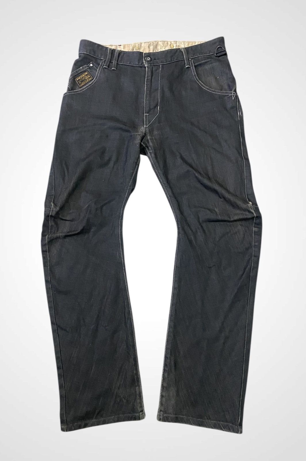 Edwin × Japanese Brand Edwin E-Function Type EF503 Banana Cut Denim Size US 34 / EU 50 - 1 Thumbnail