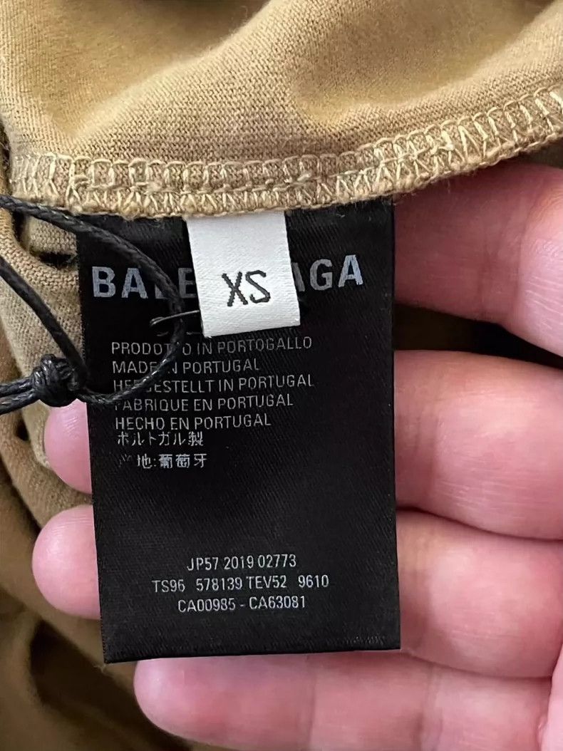 Balenciaga Balenciaga Khaki Wheat Short Sleeve Size US XS / EU 42 / 0 - 4 Thumbnail