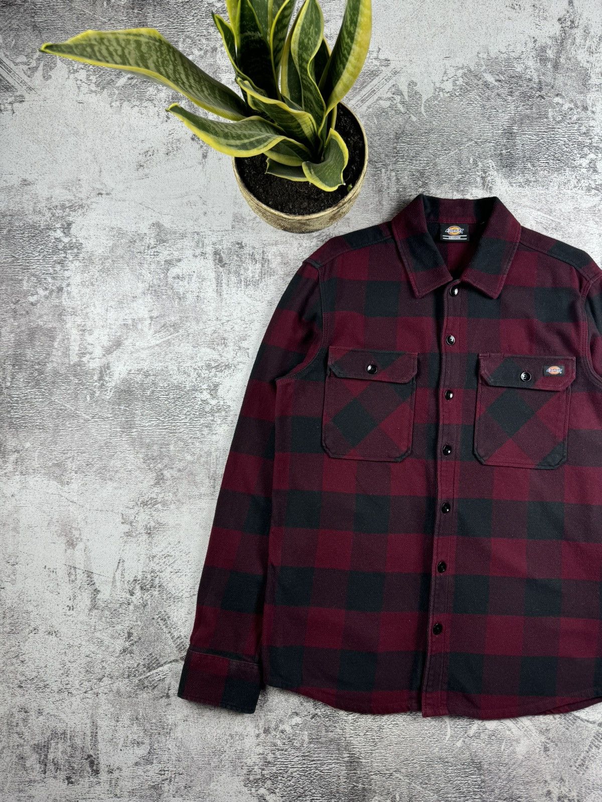 Dickies Dickies 90S Flannel Workwear Checked Longsleeve Basic Shirt Size US M / EU 48-50 / 2 - 2 Thumbnail