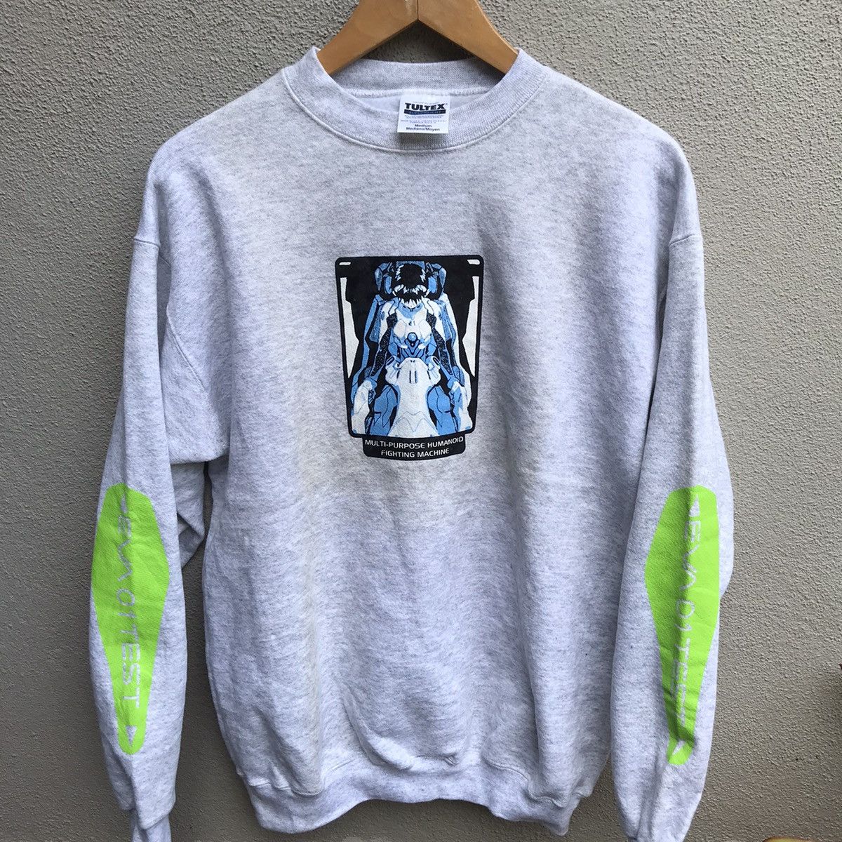 Anime Vintage 90s NEON GENESIS EVANGELION anime manga crewneck Size US M / EU 48-50 / 2 - 2 Thumbnail