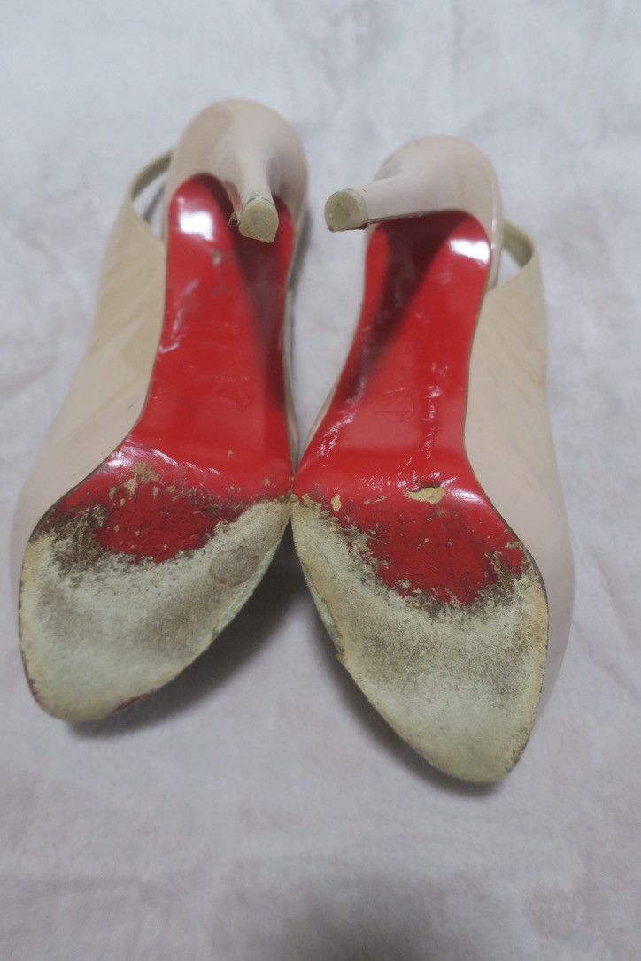 Christian Louboutin Nude Platfom Pumps Size US 8.5 / IT 38.5 - 11 Thumbnail