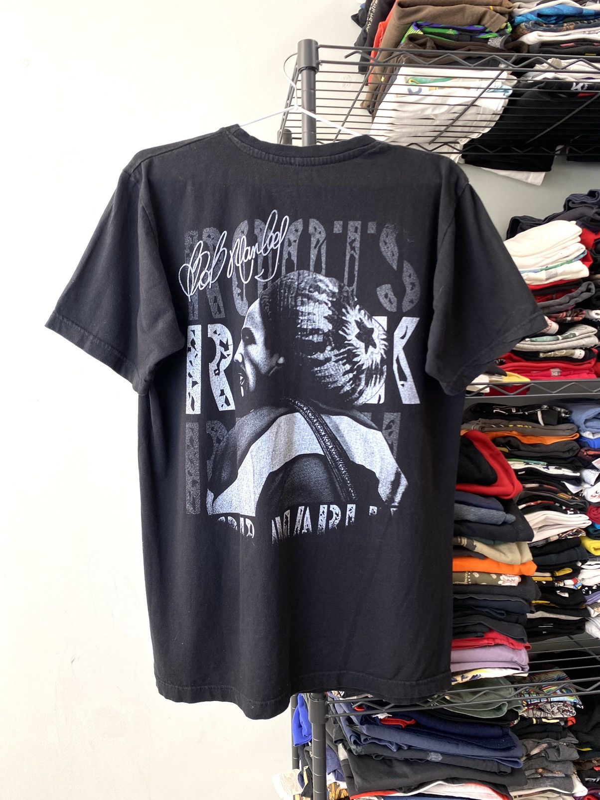 Bob Marley 2000’s Vintage Bob Marley Big Print T Shirt Size US L / EU 52-54 / 3 - 2 Thumbnail