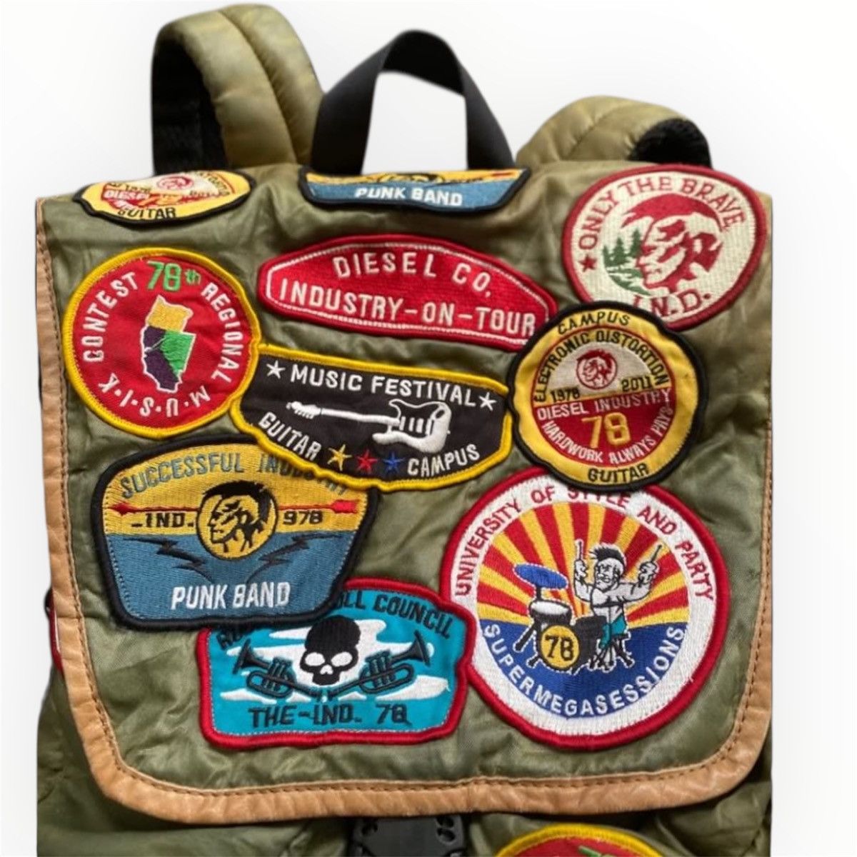 Diesel Diesel Emblem Backpack 7Modern Practical Stylish Size ONE SIZE - 8 Thumbnail