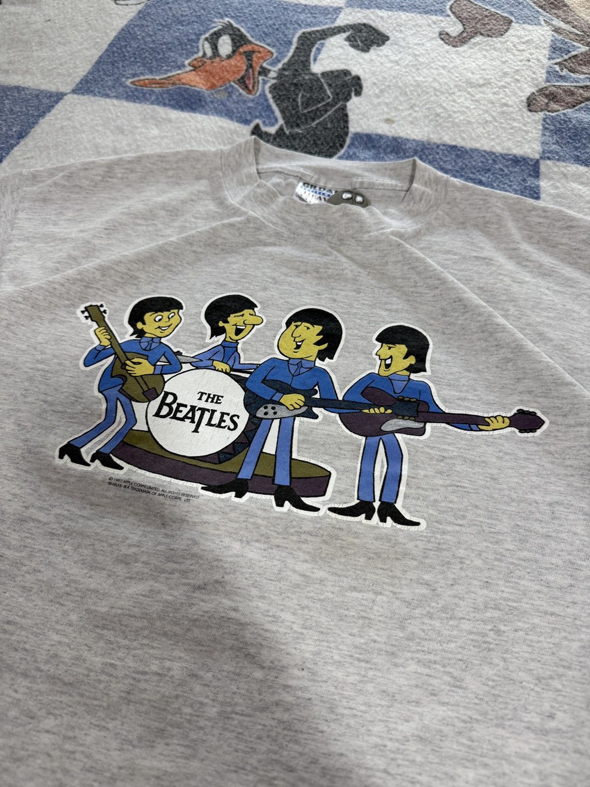 Band Tees Vintage 90’s The Beatles cartoon tee Size US L / EU 52-54 / 3 - 2 Thumbnail