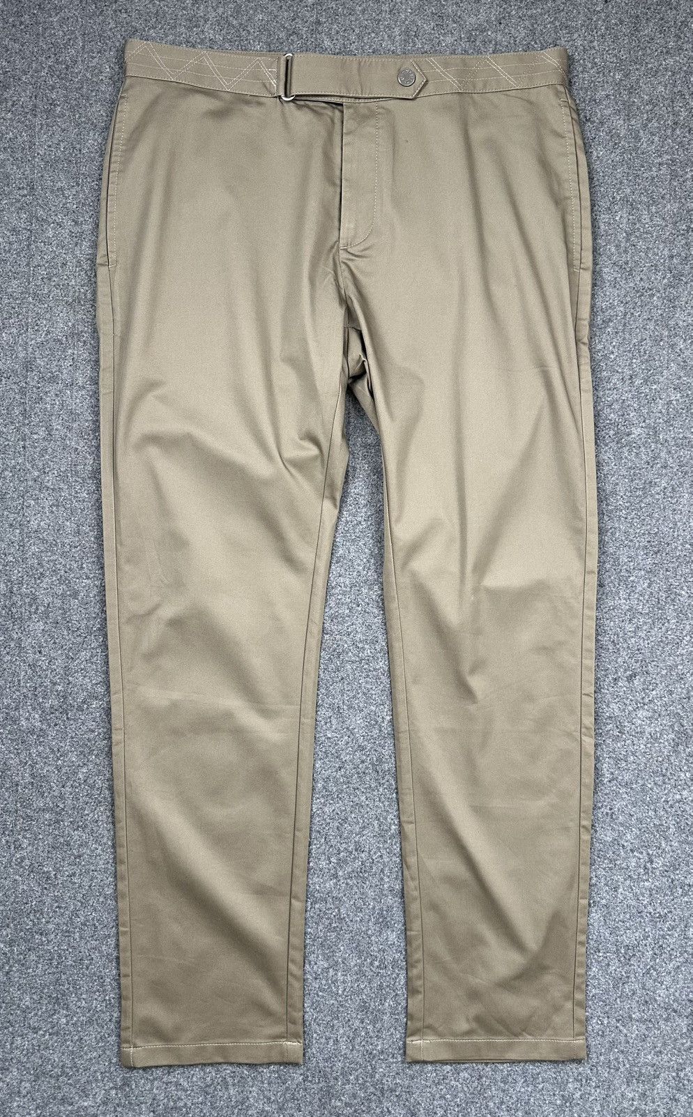 Hermes Hermes - Waistband Details / Snap Button Trouser Light Brown Size US 36 / EU 52 - 1 Thumbnail