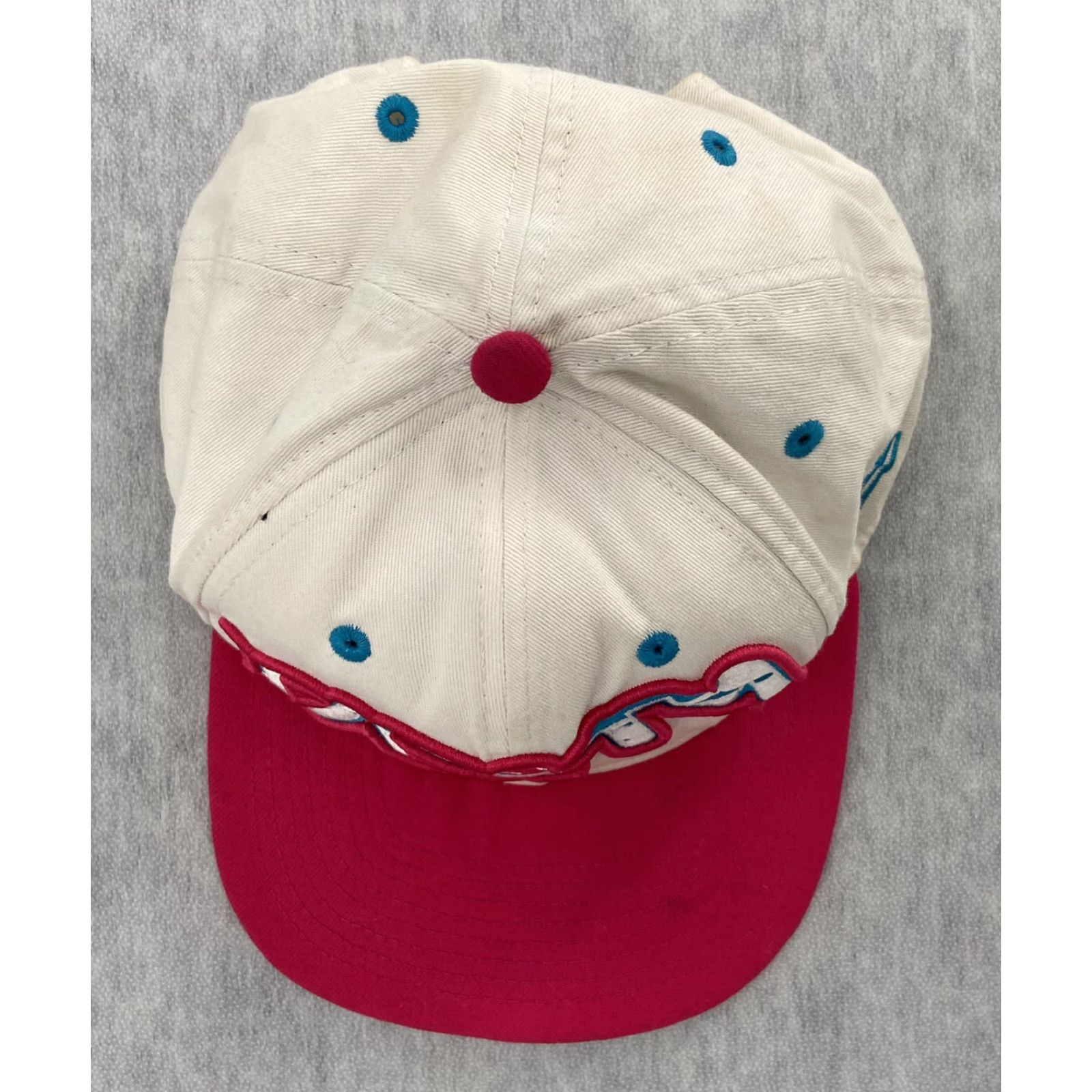 New Era VINTAGE New Era STYLE DIRTY Snapback Hat ADULT Men Cotton Graffiti Pink Blue Cap Size ONE SIZE - 4 Thumbnail