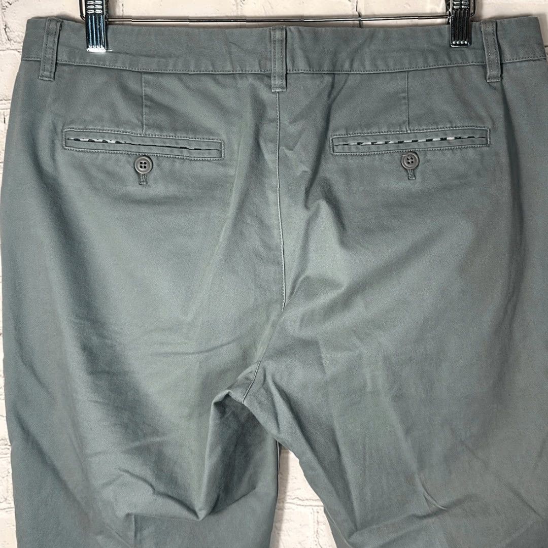 Bonobos VINTAGE Bonobos Mens Khaki Slim Green Chino Pants W34 L34 Size US 32 / EU 48 - 5 Thumbnail