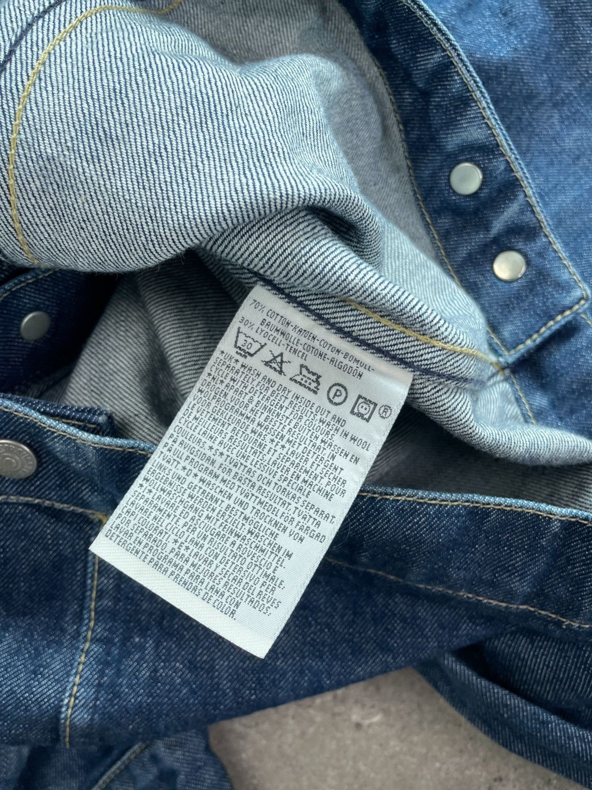 Levi's Vintage Levi’s Denim Jacket Size M 80-90s Streetwear Jeans Size US S / EU 44-46 / 1 - 5 Thumbnail