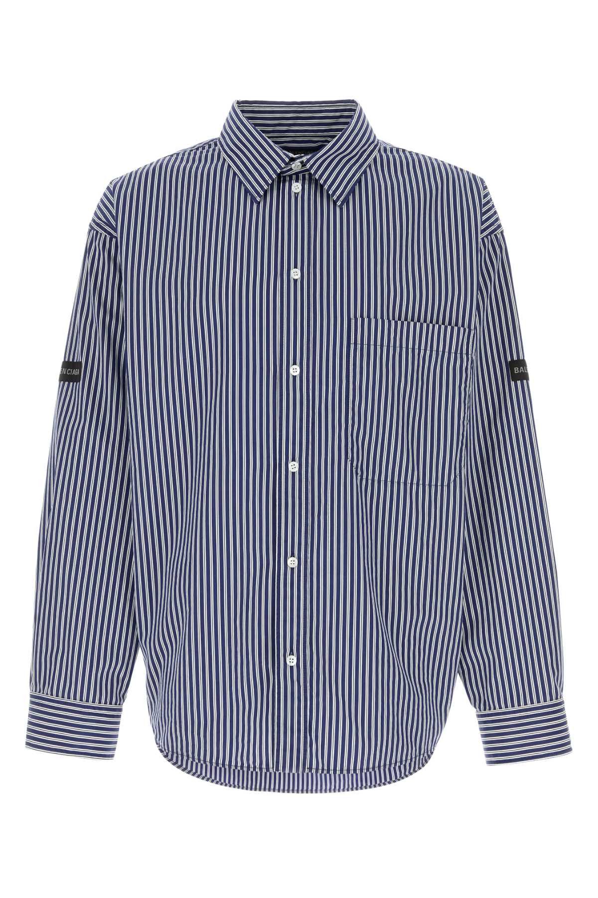 Balenciaga Embroidered Poplin Shirt Size US S / EU 44-46 / 1 - 1 Thumbnail