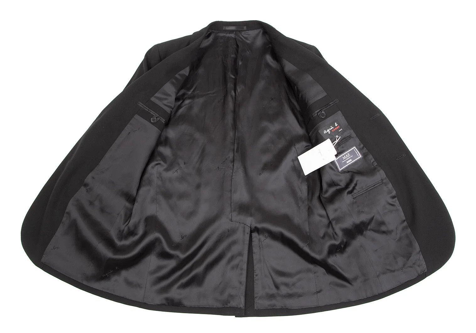 agnes b. Tailored Fabric Jacket in Black, Size S2 Size US S / EU 44-46 / 1 - 12 Thumbnail