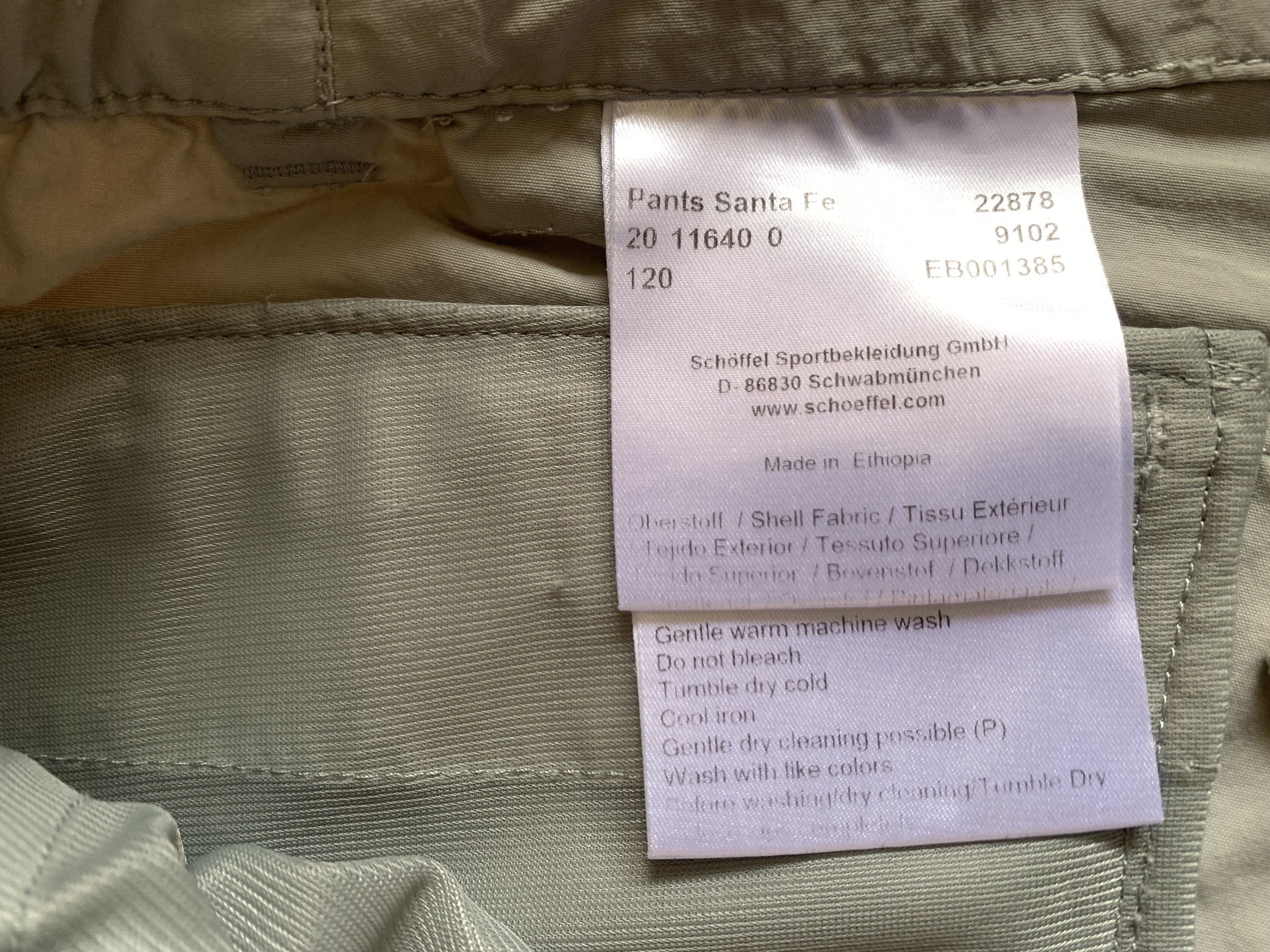 Other Schoffel Womens Hiking Trekking Pants Trousers Size 33" - 10 Thumbnail