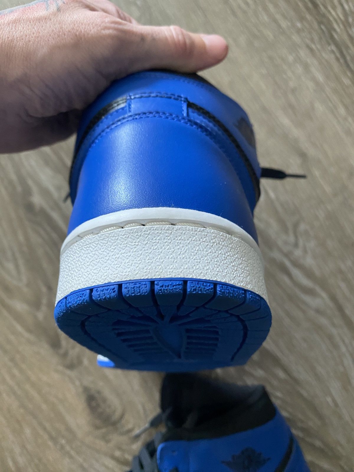 Jordan Brand 2001 Retro 1 Royal Toe Jordan Shoes Size US 11.5 / EU 44-45 - 7 Thumbnail