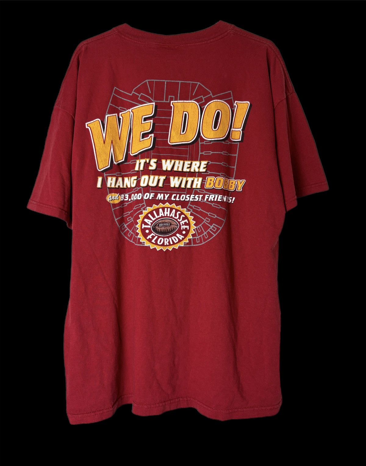Vintage Vintage Smack Apparel Doak Stadium Delta Magnum Weight Tee Size US XL / EU 56 / 4 - 1 Thumbnail