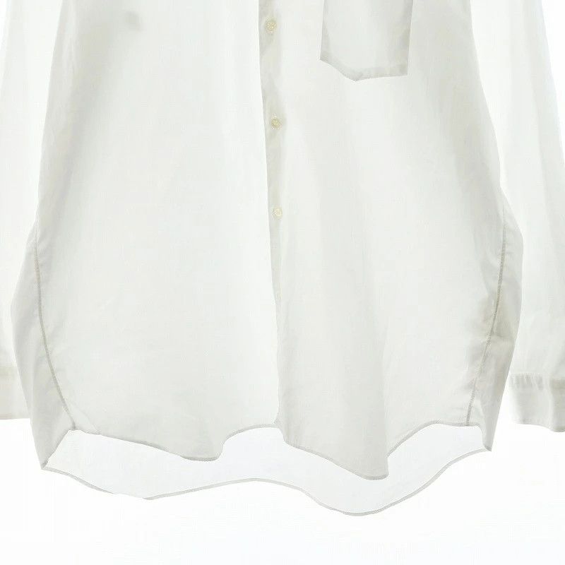 Comme des Garcons SHIRT Shirt Cotton poplin regular collar shirt long sleeves White Size US XL / EU 56 / 4 - 4 Thumbnail