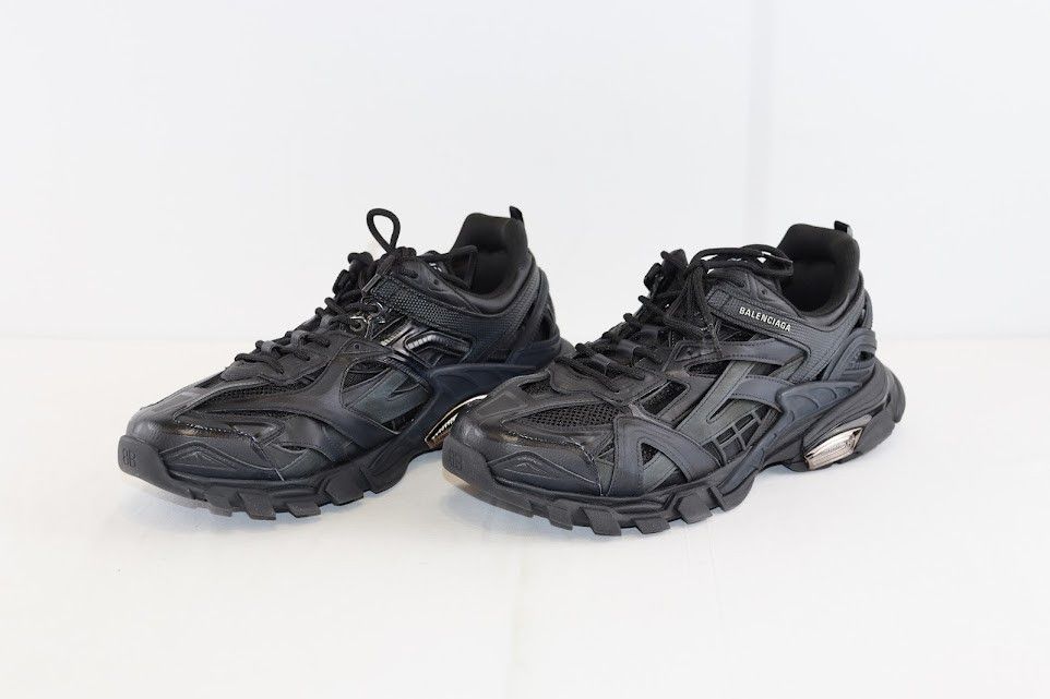 Balenciaga o1rshd1 Track .2 Open Sneakers in Black Size US 14 / EU 47 - 6 Thumbnail