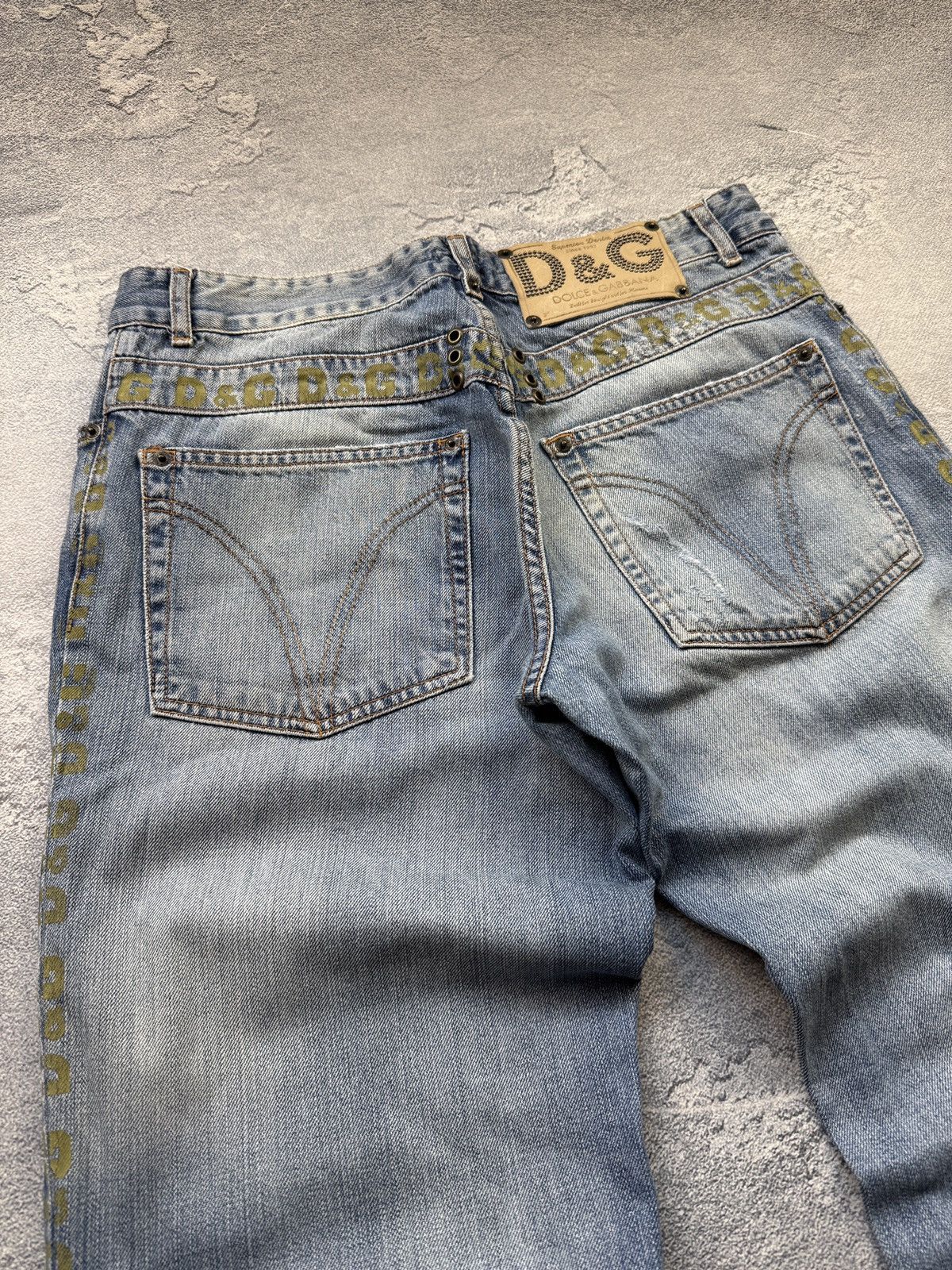 Dolce & Gabbana Dolce & Gabanna Jeans Monogram Big D&G Logo Size US 34 / EU 50 - 3 Thumbnail