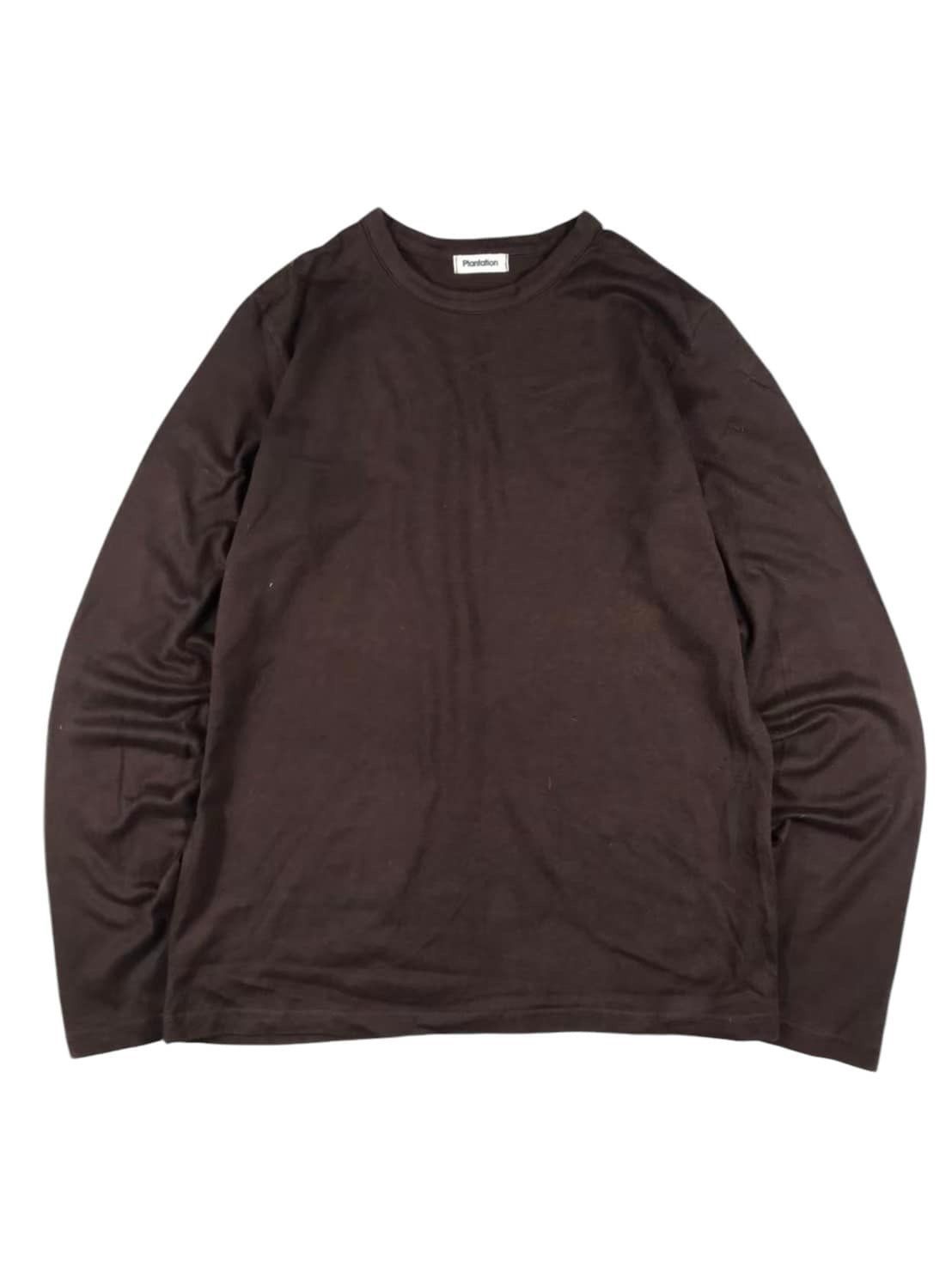 Plantation by Issey Miyake brown Long Sleeve T shirt