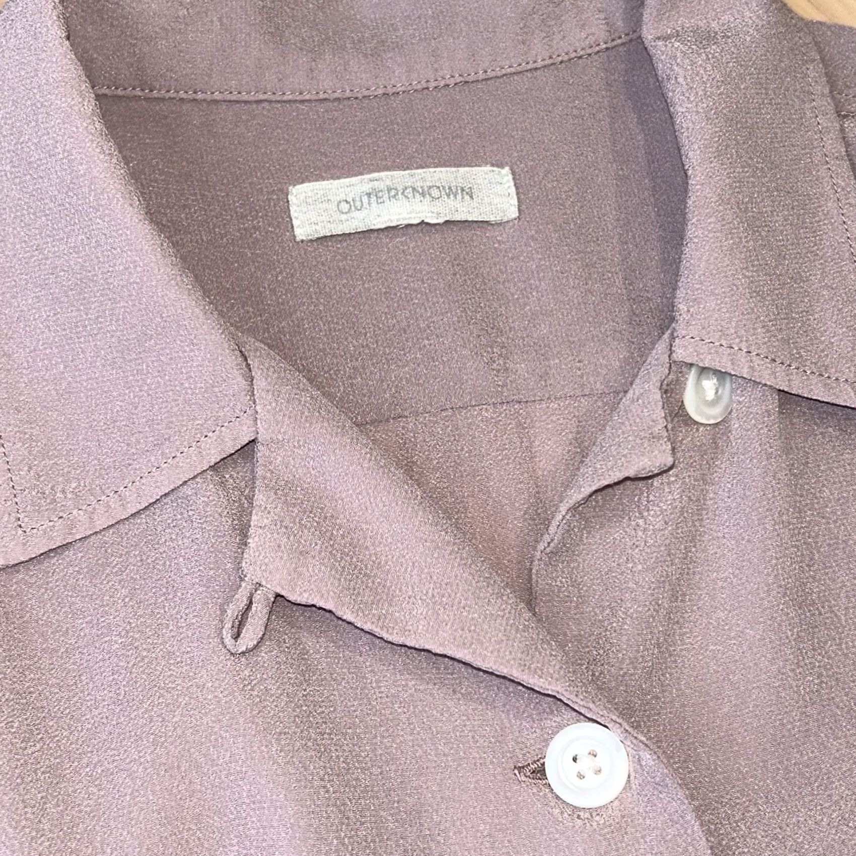 Outerknown VINTAGE Outerknown Hightide Shirt Shortsleeve Stain Women's Large Size L / US 10 / IT 46 - 3 Thumbnail