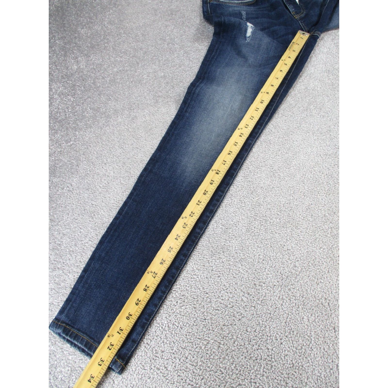 Denime Goldgarn Denim Jeans Mens 30 U2 Slim Fit Dark Wash Denim 30x33 NEW Size US 30 / EU 46 - 4 Thumbnail