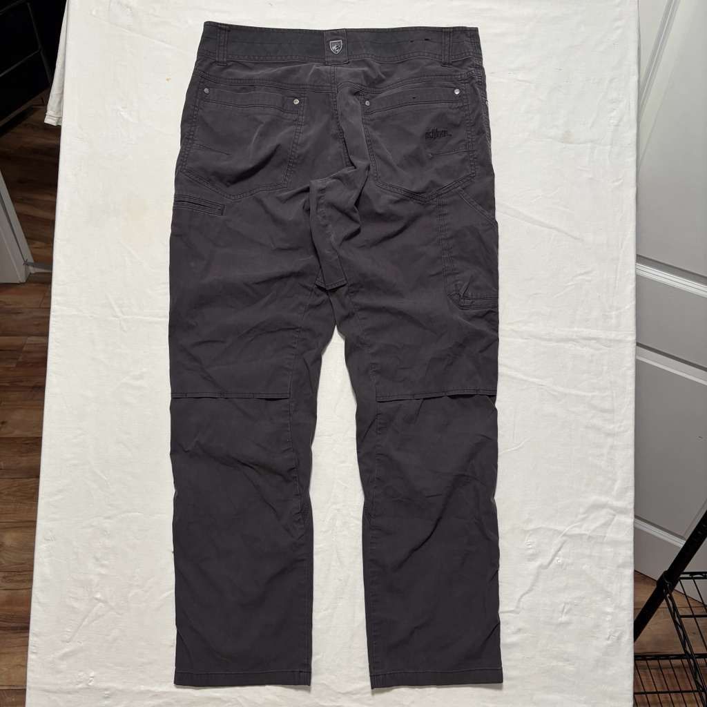 Kuhl Kuhl Stretch Ripstop Hiking Outdoor Utility Pants Gray 34x30 Size US 34 / EU 50 - 4 Thumbnail