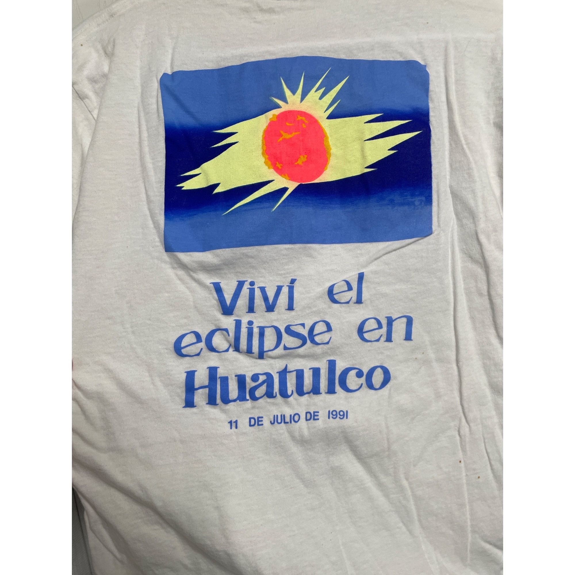 Other RARE Vintage 1991 Solar Eclipse Sheraton Huatulco Resort La Size US L / EU 52-54 / 3 - 2 Thumbnail