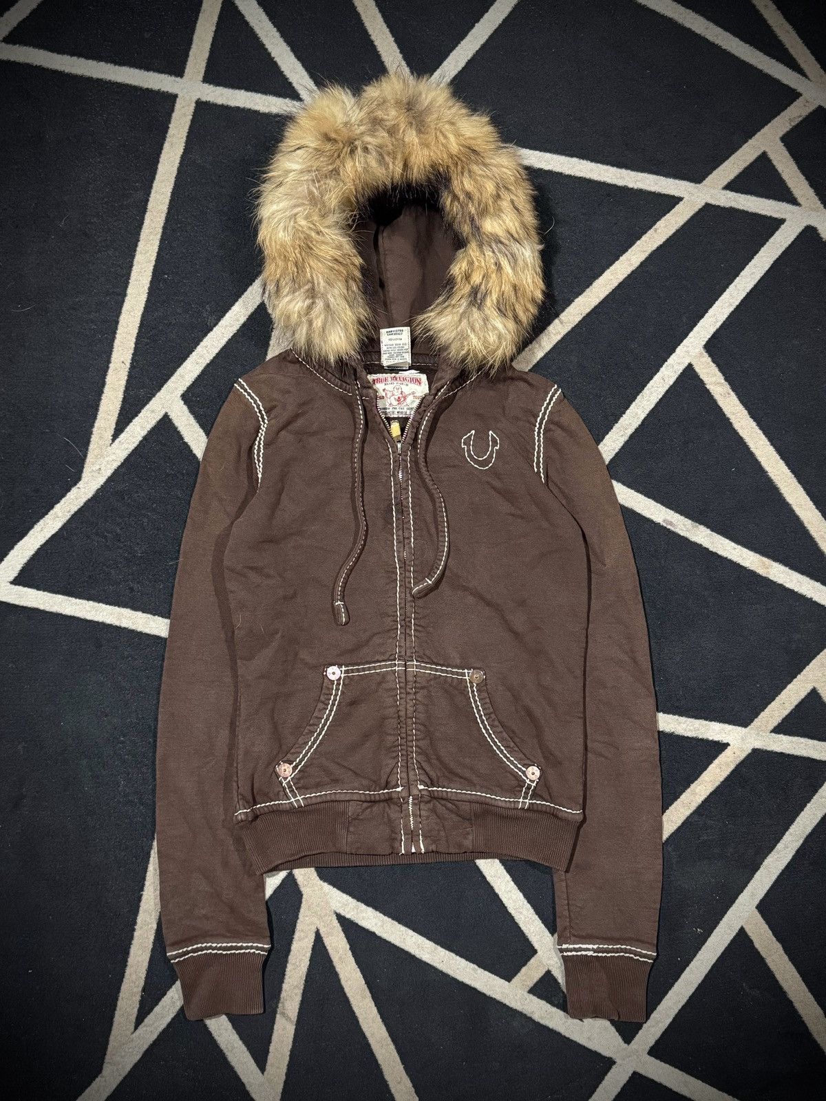 True Religion True Religion Fur Hoodie Size US XS / EU 42 / 0 - 1 Thumbnail