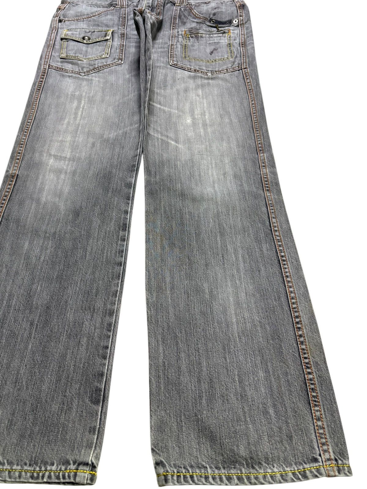 Japanese Brand Vintage Japanese Brand Bush Pant Faded Wash Loose Jeans Size US 36 / EU 52 - 7 Thumbnail