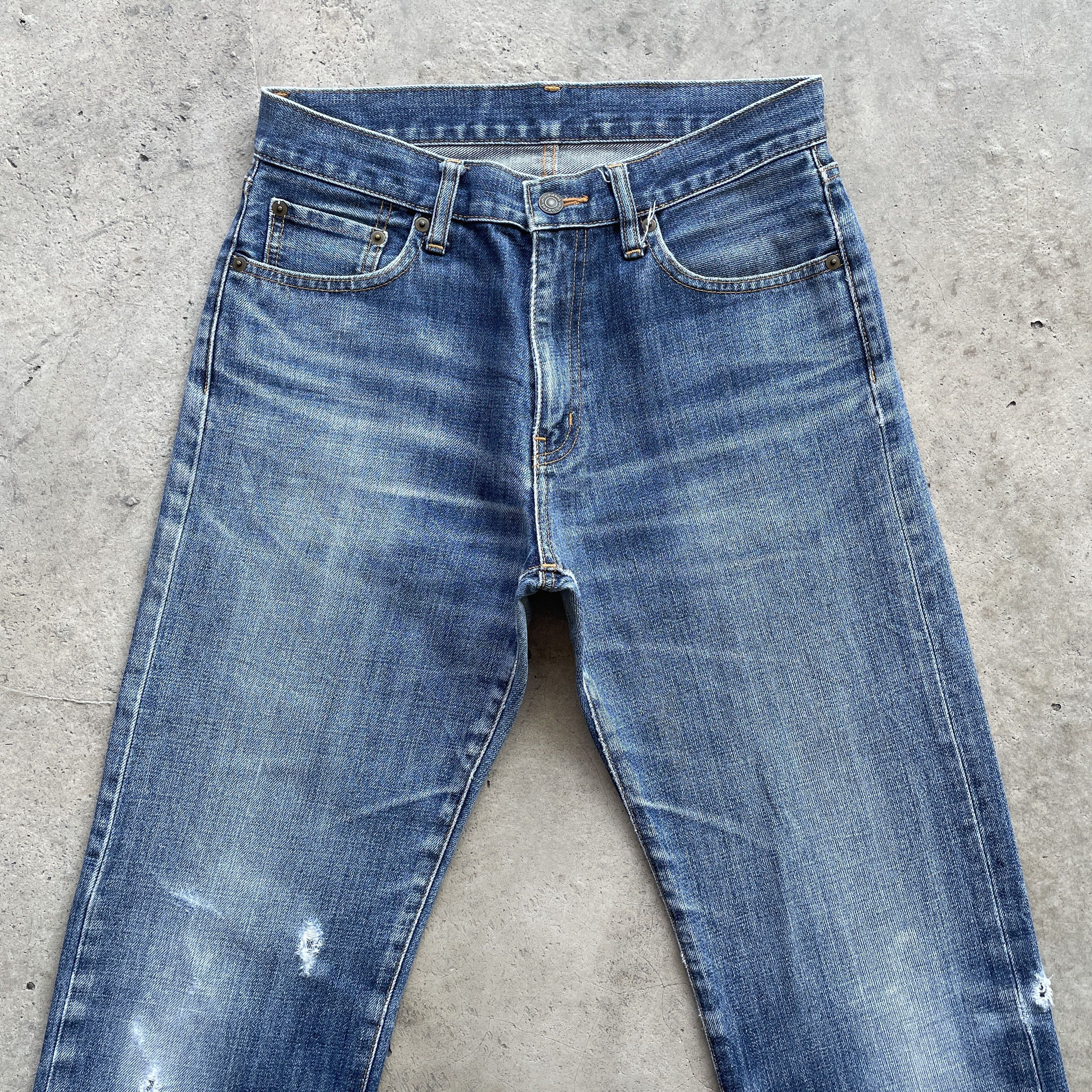 Japanese Brand Vintage Japanese Brand Denim Jeans Faded Pants W29x28 Size US 29 - 3 Thumbnail