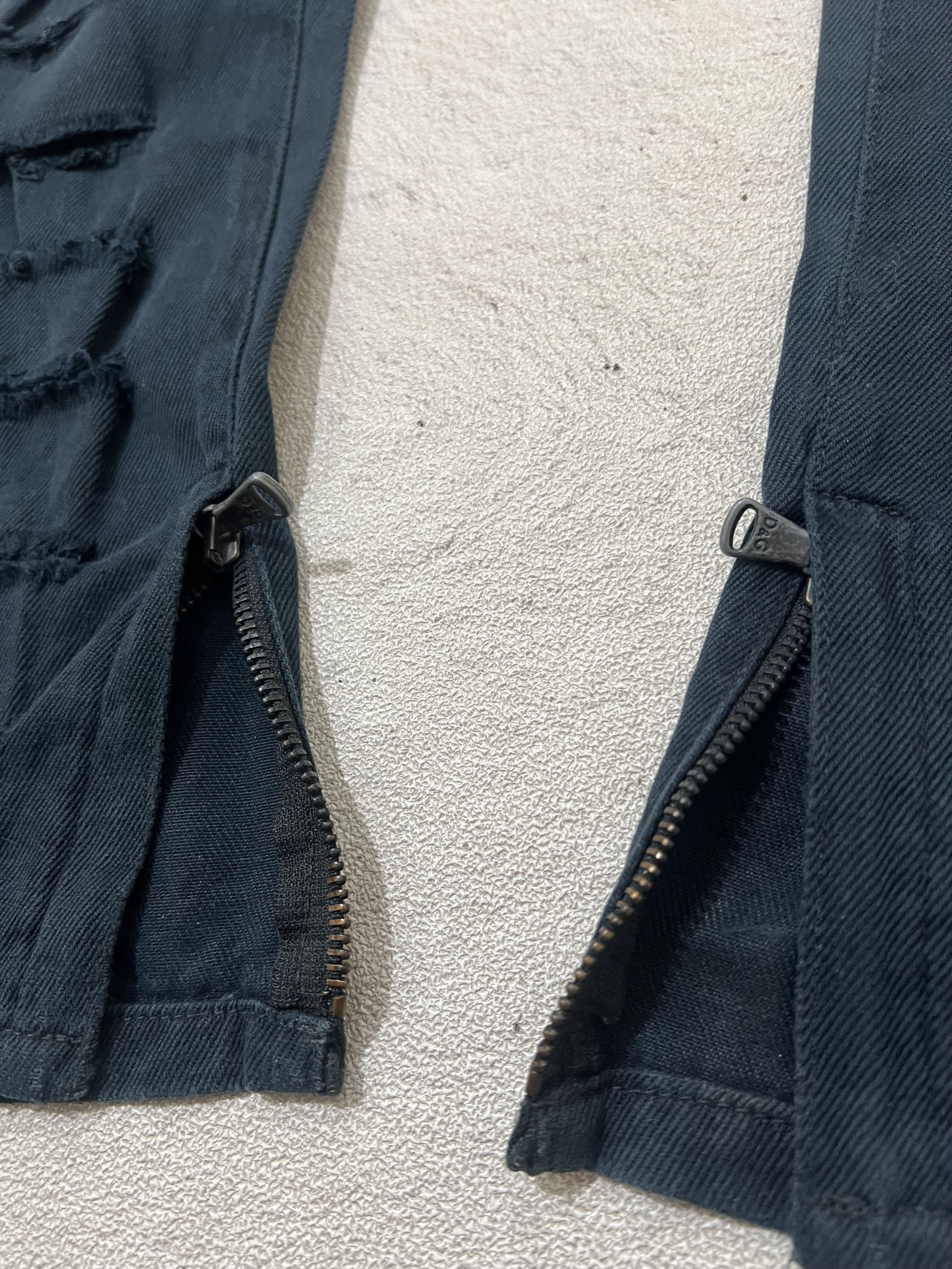 Dolce & Gabbana 2000s Dolce Gabbana Distressed Ripped Biker y2k Lgb Ifsix Size US 28 / EU 44 - 4 Thumbnail