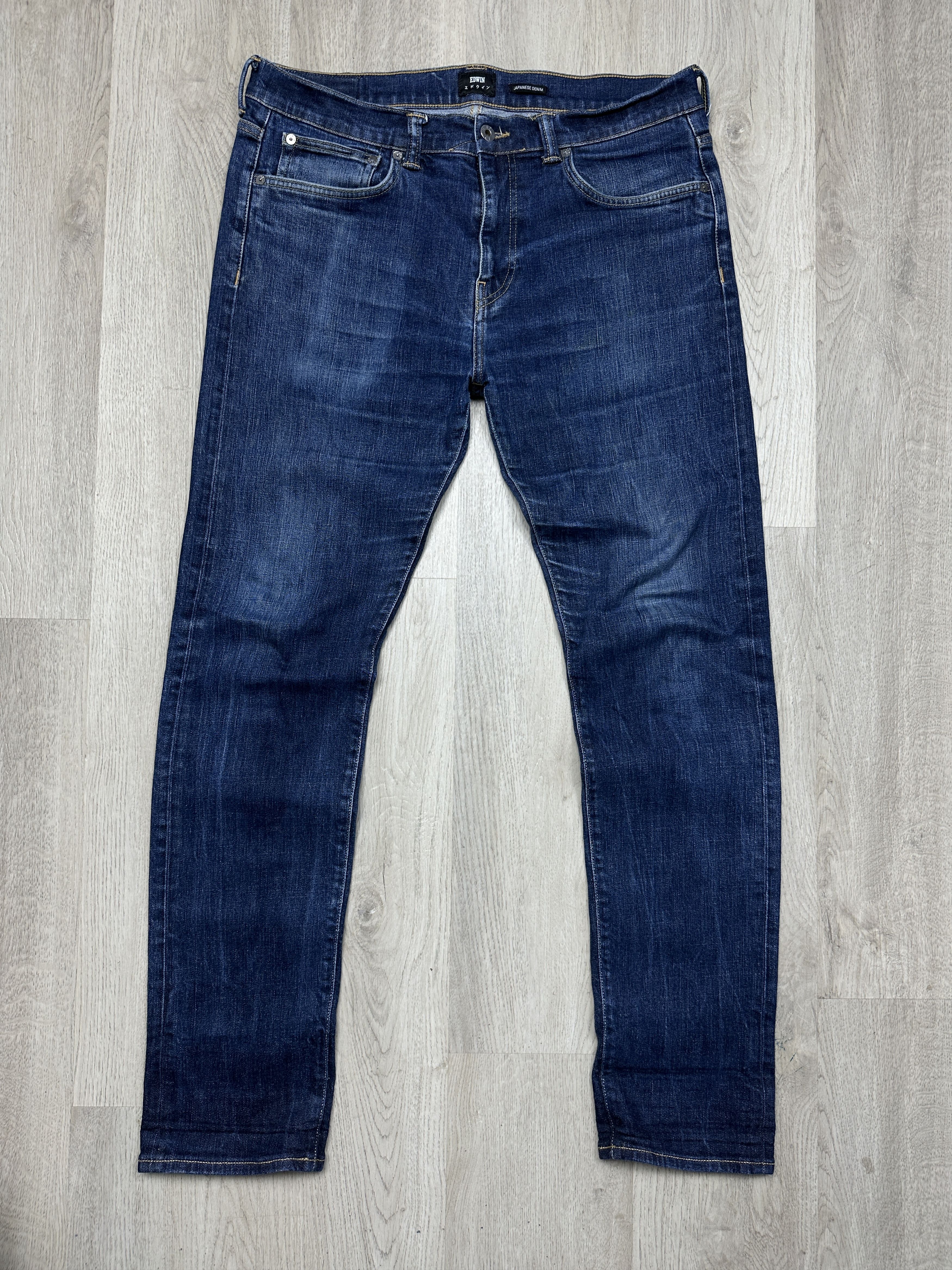 Edwin Edwin Mens Slim Tapered Denim Pants Jeans Size US 36 / EU 52 - 6 Thumbnail