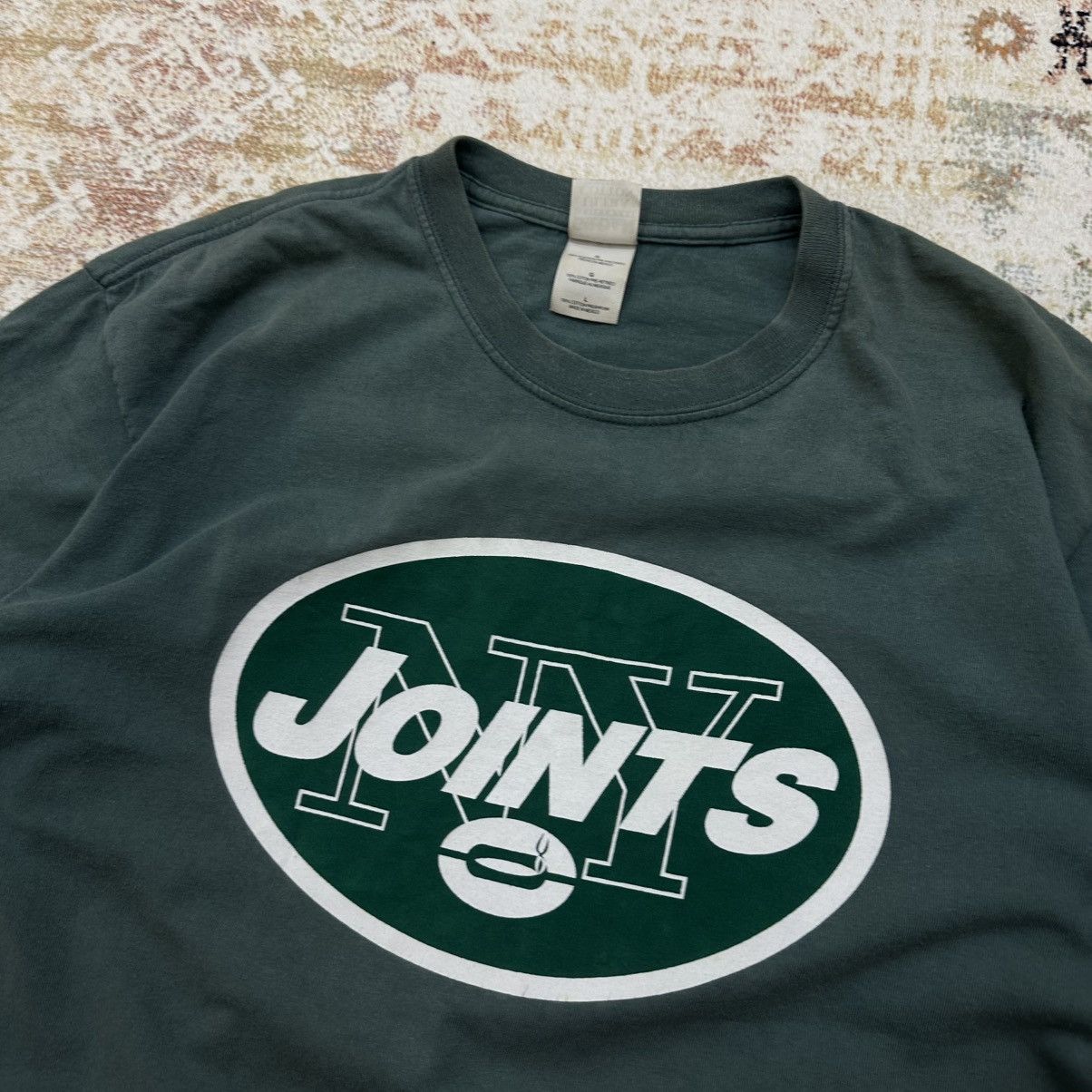 Japanese Brand × Vintage Vintage Adult” Joints New York” T-shirts Joke Humor Trashed Size US L / EU 52-54 / 3 - 5 Thumbnail