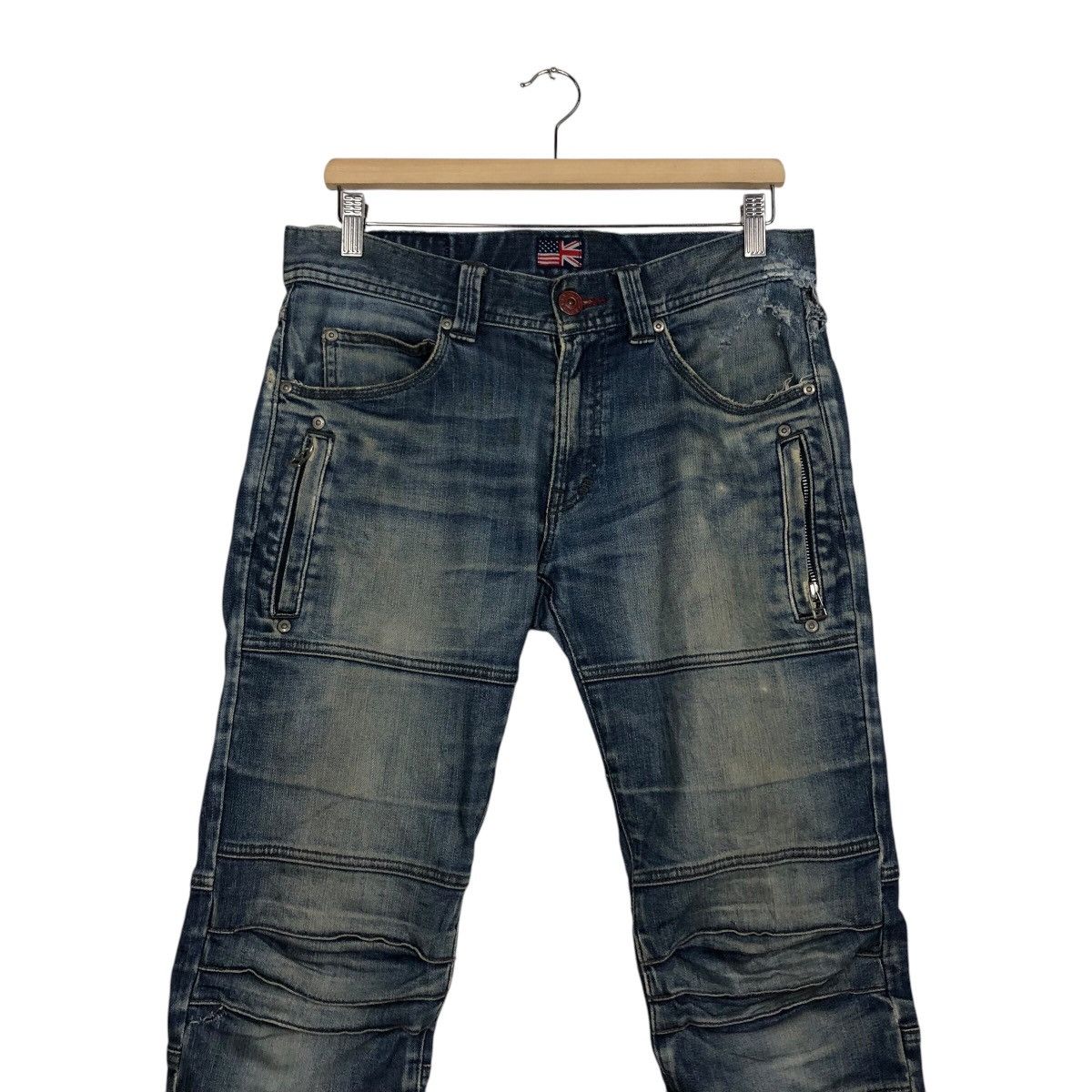 Japanese Brand 📌Vintage Denim Pants Biker Rupert Japan Size US 32 / EU 48 - 5 Thumbnail