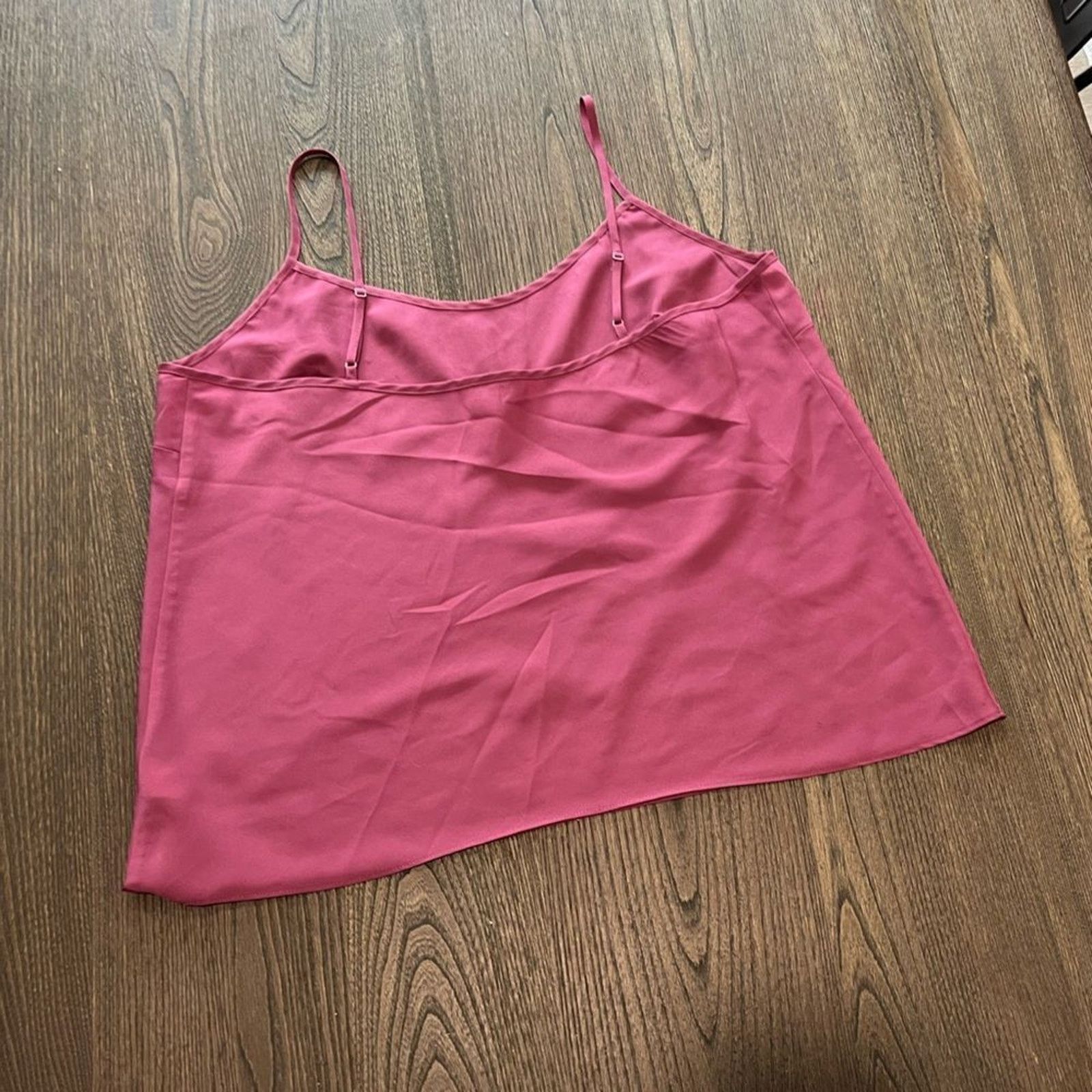 Vintage Talbots 100% Silk Bubblegum Pink Cami Tank Top Size 14 Size XL / US 12-14 / IT 48-50 - 4 Thumbnail