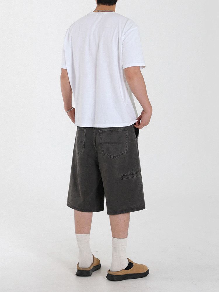 Japanese Brand × Jean Retro loose high street casual denim shorts Size US 32 / EU 48 - 2 Thumbnail