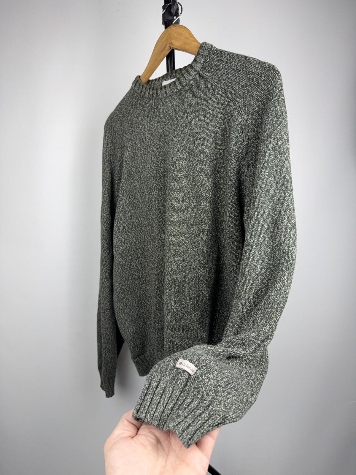 Columbia 00s Columbia Green Raglan Knit Sweater Outdoor Minimal Y2K Size US M / EU 48-50 / 2 - 8 Thumbnail