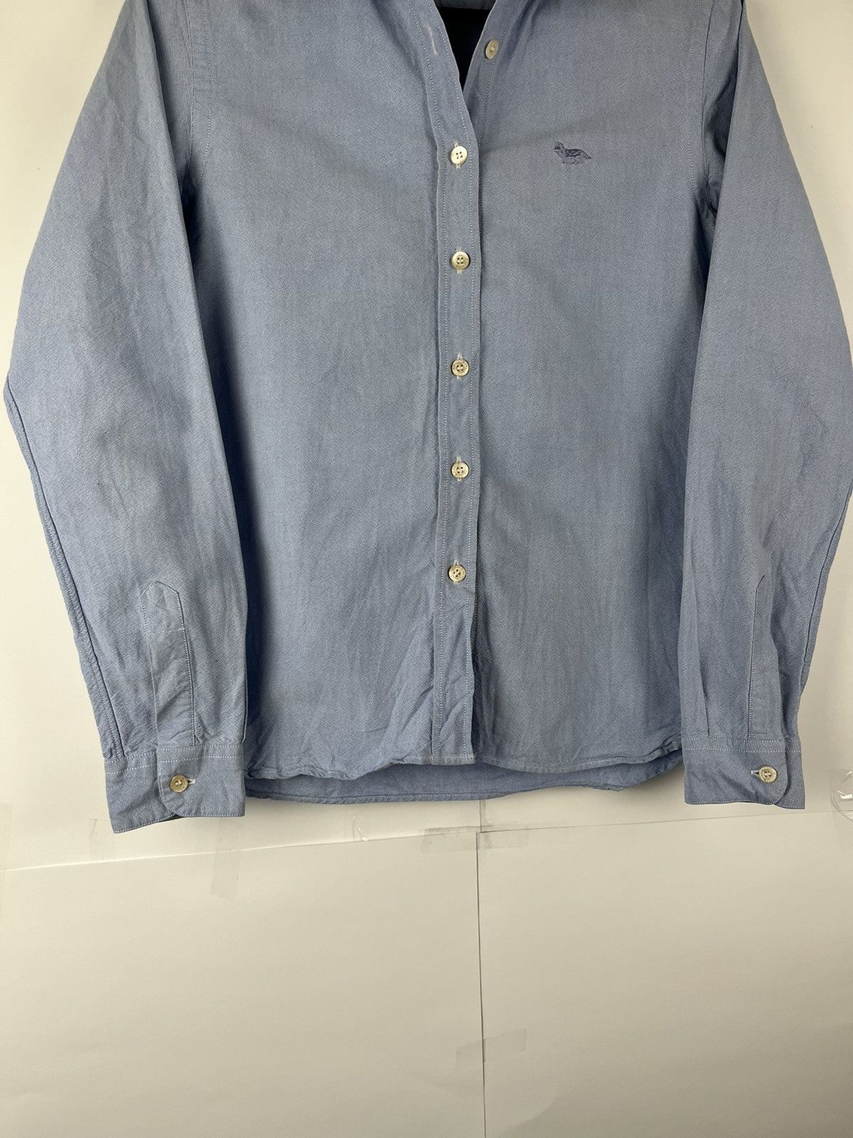 Maison Kitsune Maison Kitsune Luxury Classic Cotton Shirt Blouse Portugal Size XS / US 0-2 / IT 36-38 - 4 Thumbnail