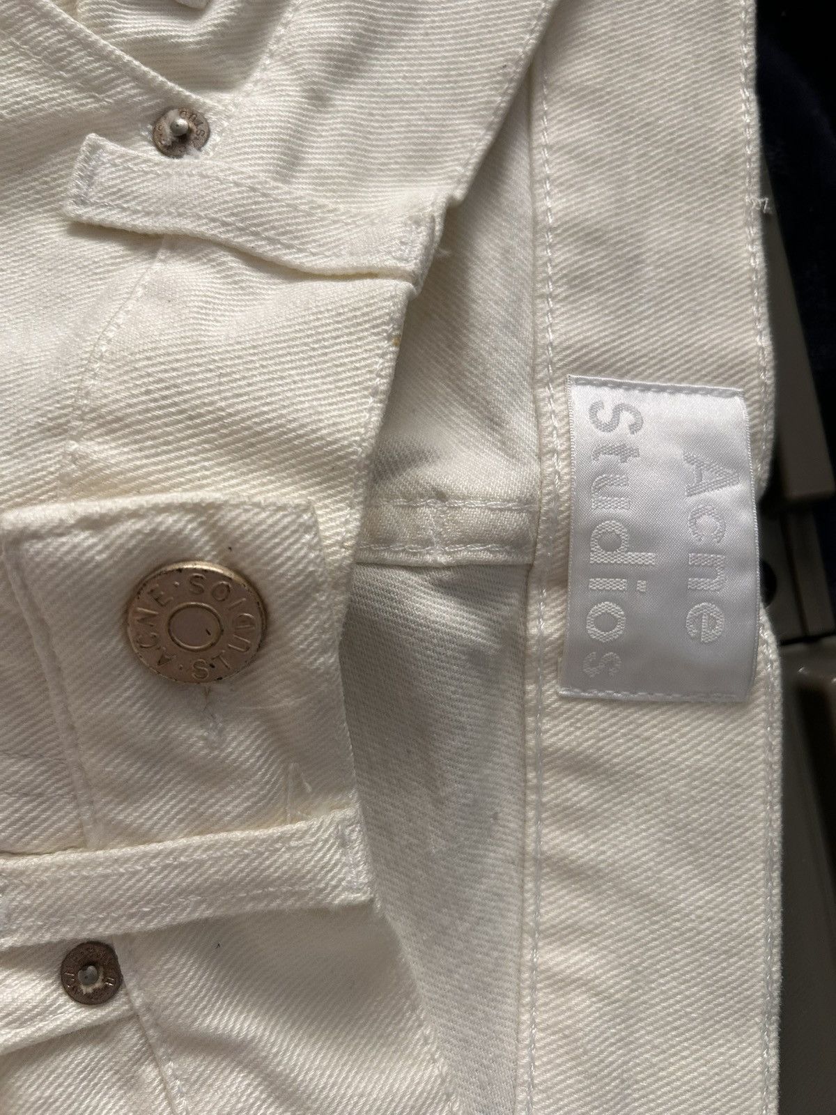 Acne Studios Ace White slim jeans Size US 29 - 3 Thumbnail