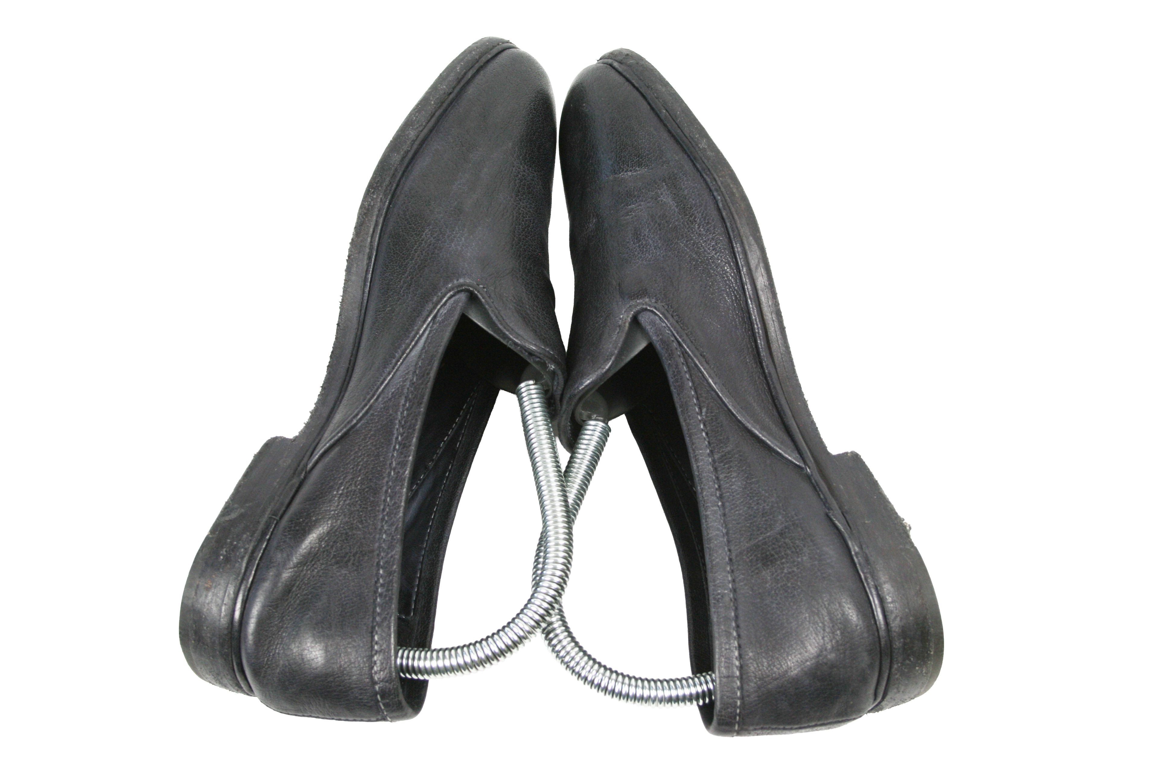 Elia Maurizi Avant Garde Leather Slip Ons Size US 7.5 / IT 37.5 - 8 Thumbnail