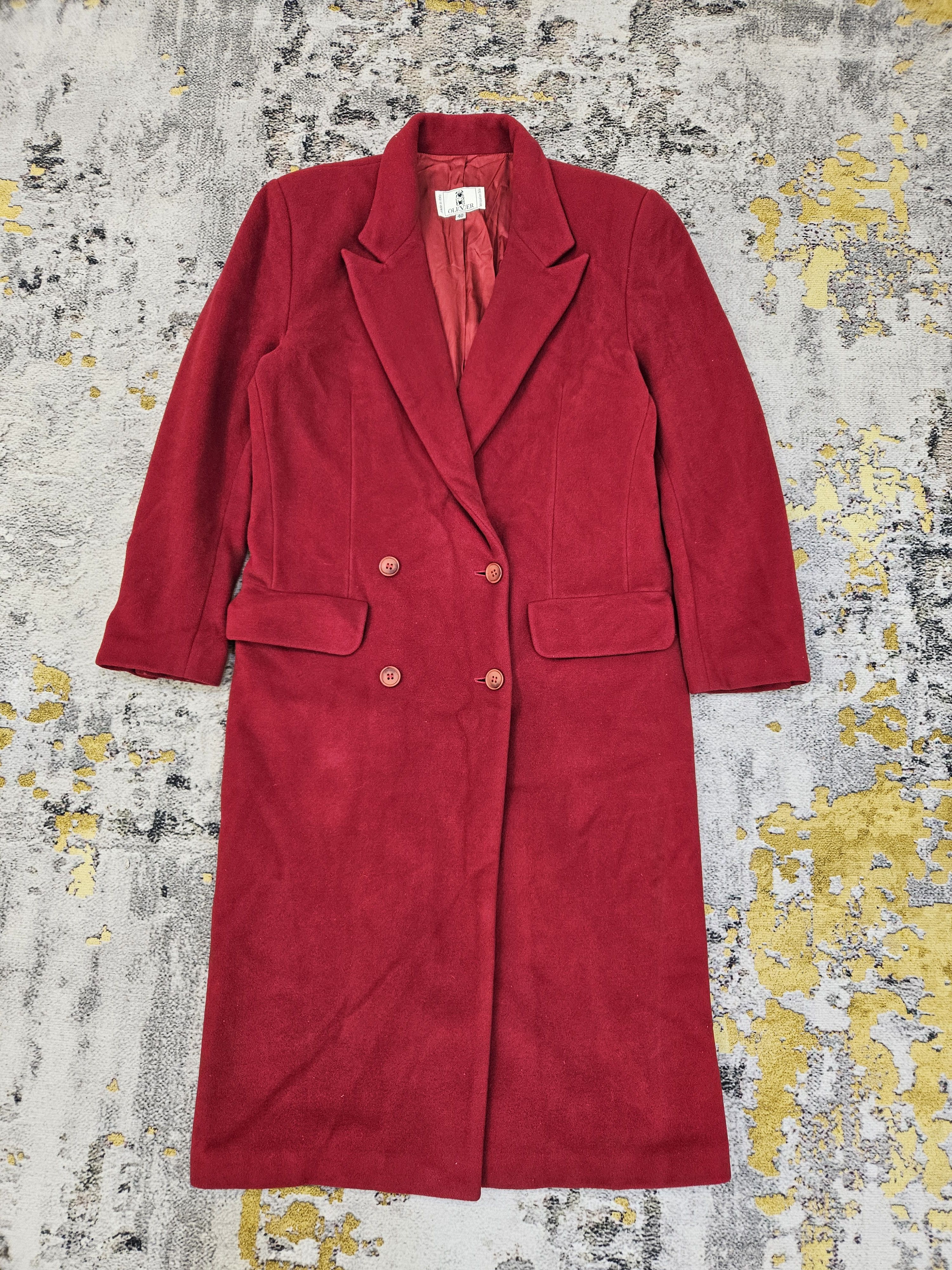 Valentino Oliver Valentino Made in Italy Long Wool Coat - Luxury Wear Size S / US 4 / IT 40 - 2 Thumbnail