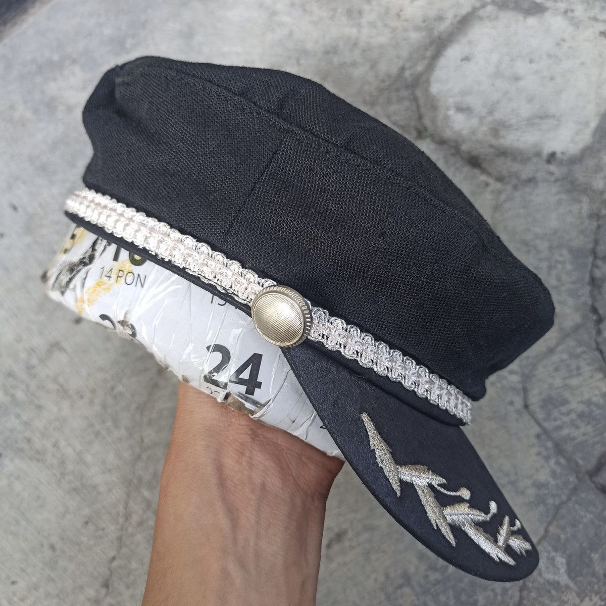 14th Addiction DARK.. Skull Sailor hat / Fisherman Hat Size ONE SIZE - 8 Thumbnail