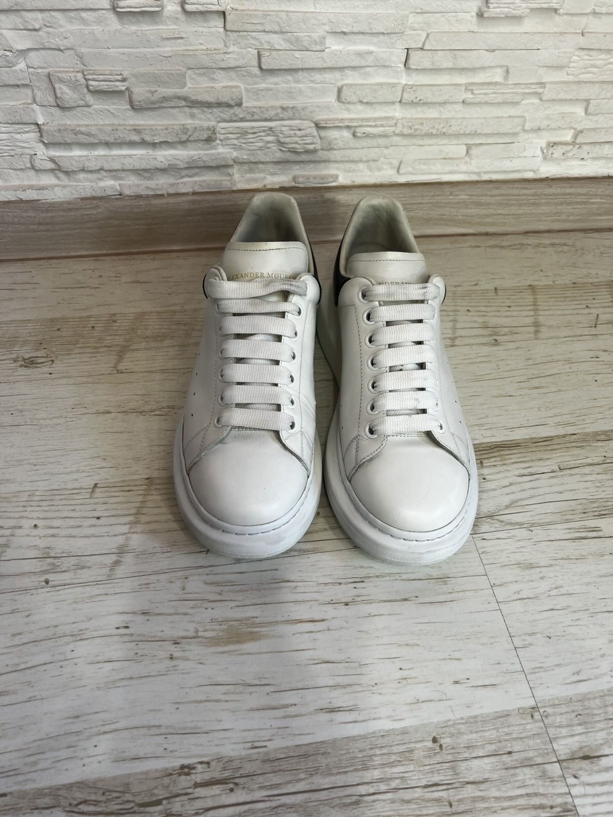 Alexander McQueen Alexander McQueen Leather Sneakers EU 41.5 (27cm) Size US 8.5 / EU 41-42 - 4 Thumbnail