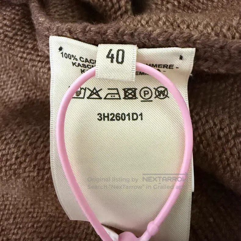 Hermes Hermes Brown cashmere sweater Size S / US 4 / IT 40 - 6 Thumbnail