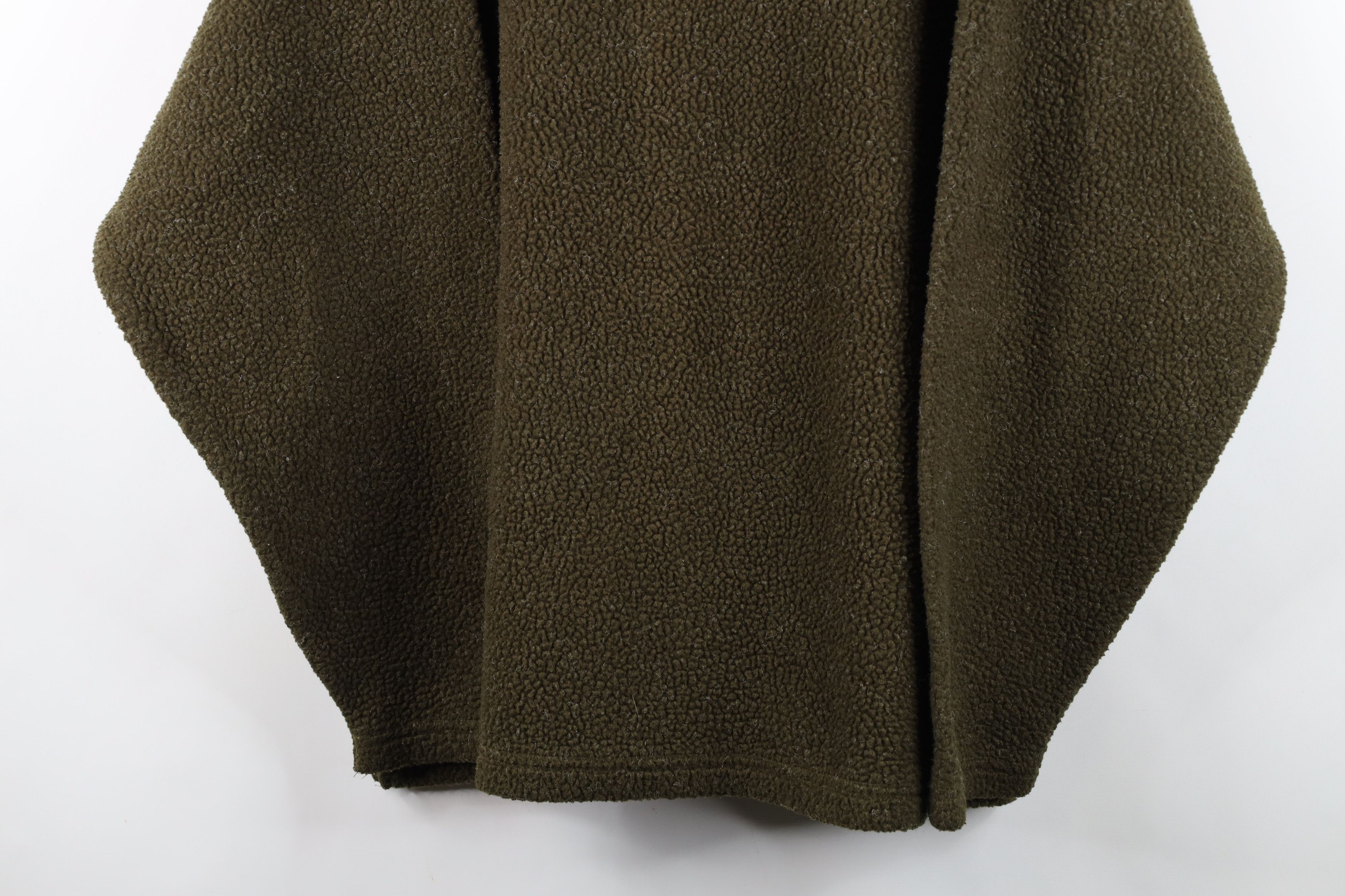 Vintage Vintage 90s Streetwear Baggy Deep Pile Fleece Sweater Green Size US L / EU 52-54 / 3 - 3 Thumbnail