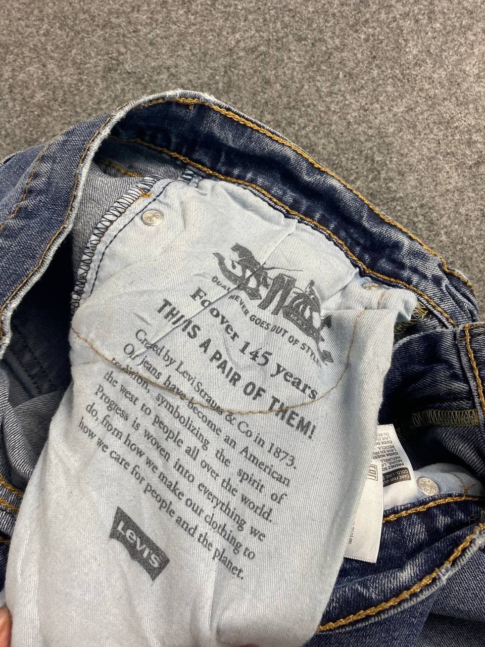 Levi's levis 511 slim lightwash distressed denim Size US 29 - 16 Thumbnail